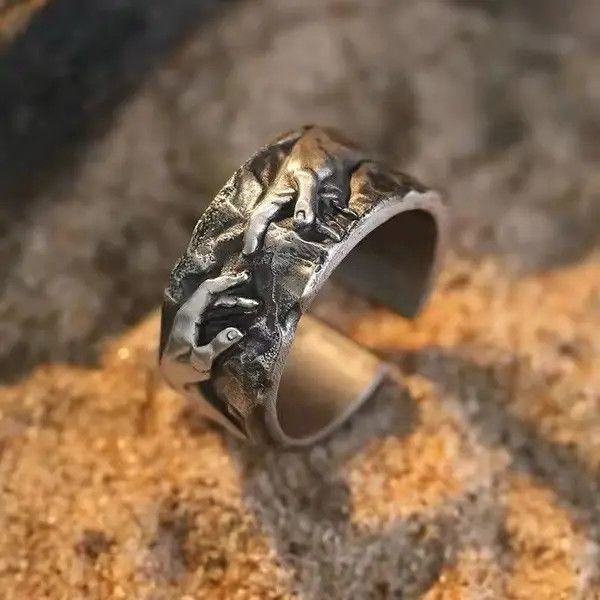 Jewelry Vintage Hands Crave Resizeable Ring Size ONE SIZE - 2 Thumbnail