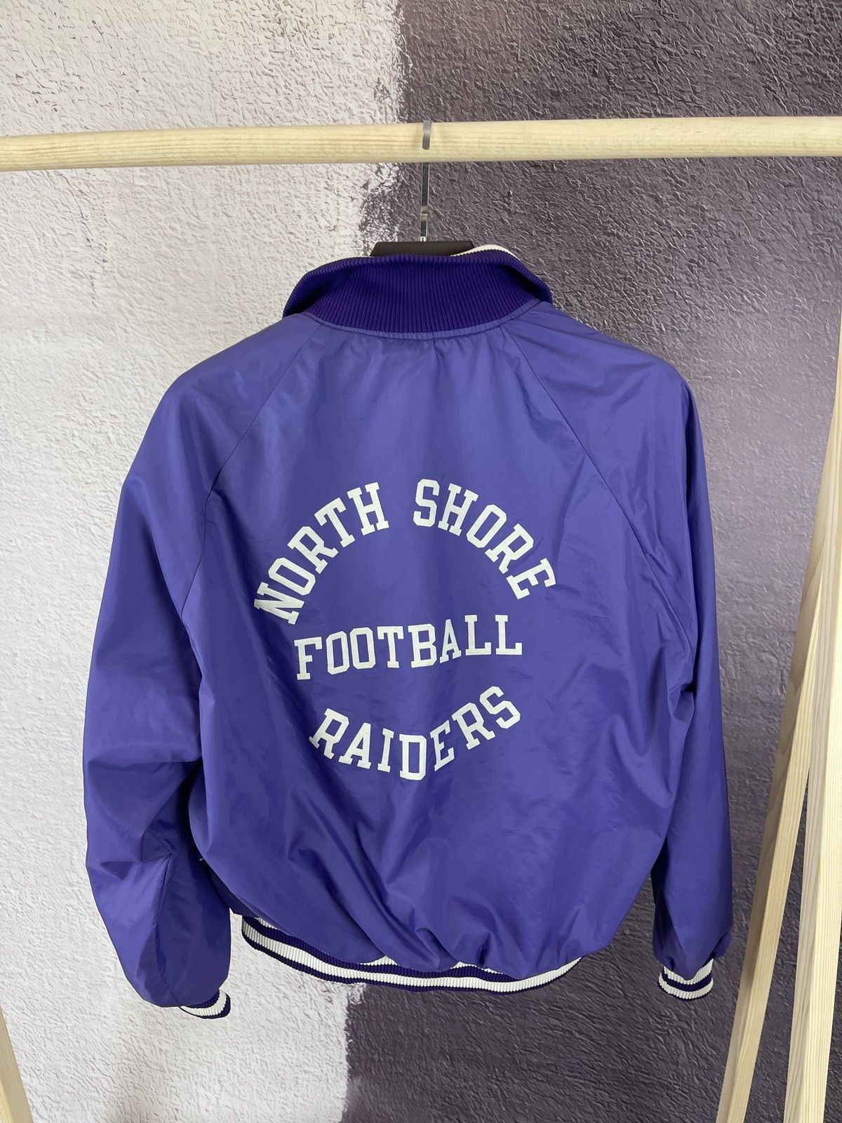 Champion Champion x Raiders Pirates made in USA purple bomber jacket Size US L / EU 52-54 / 3 - 2 Thumbnail