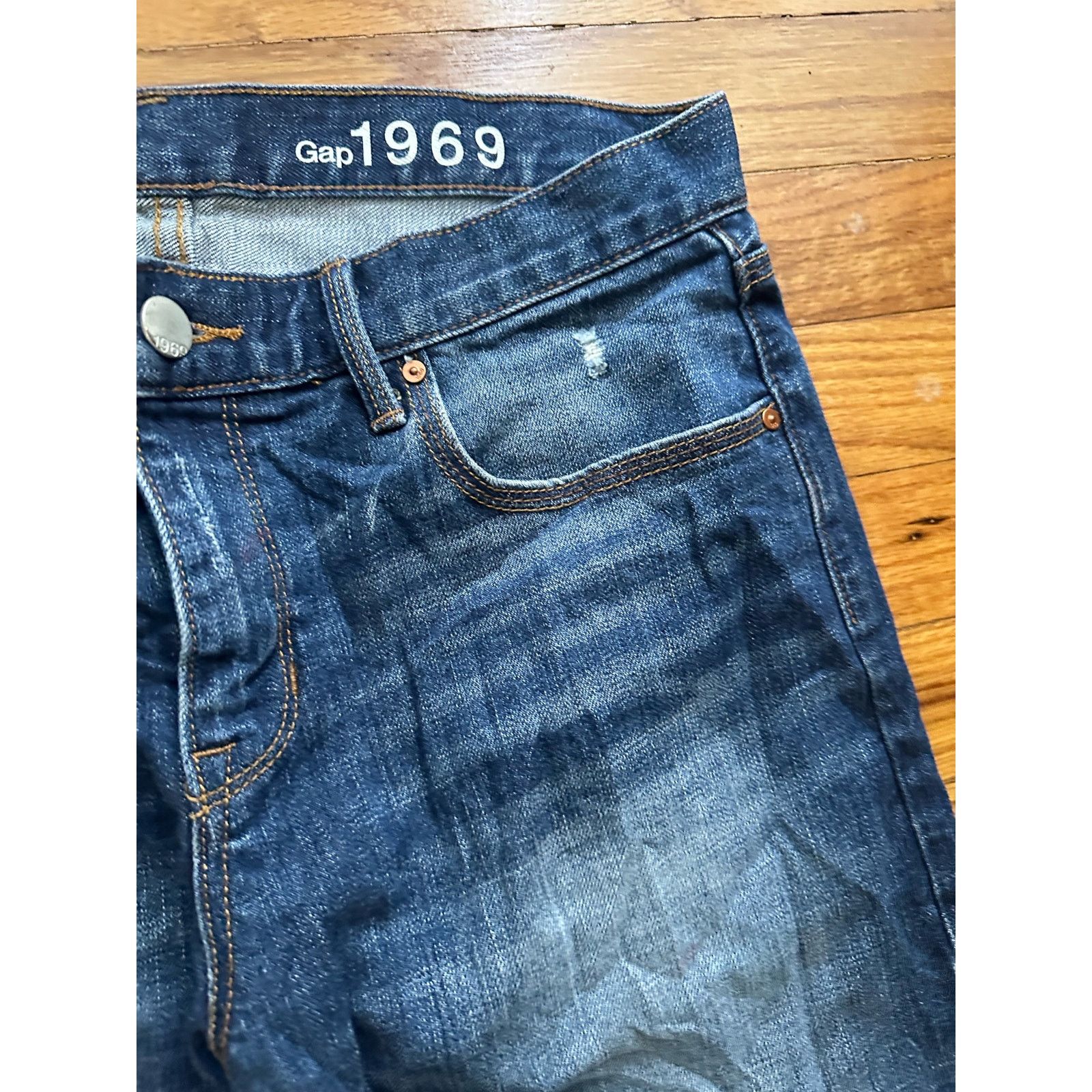 Gap Gap Sexy Boyfriend Jeans 26r Size 26" / US 2 / IT 38 - 6 Thumbnail