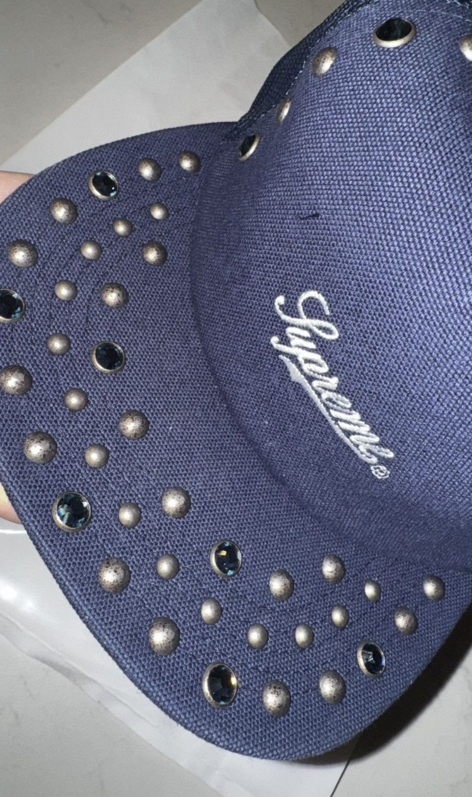 B.B. Simon × Supreme Supreme B.B Simon Studded Mesh Back 5-Panel Size ONE SIZE - 2 Thumbnail