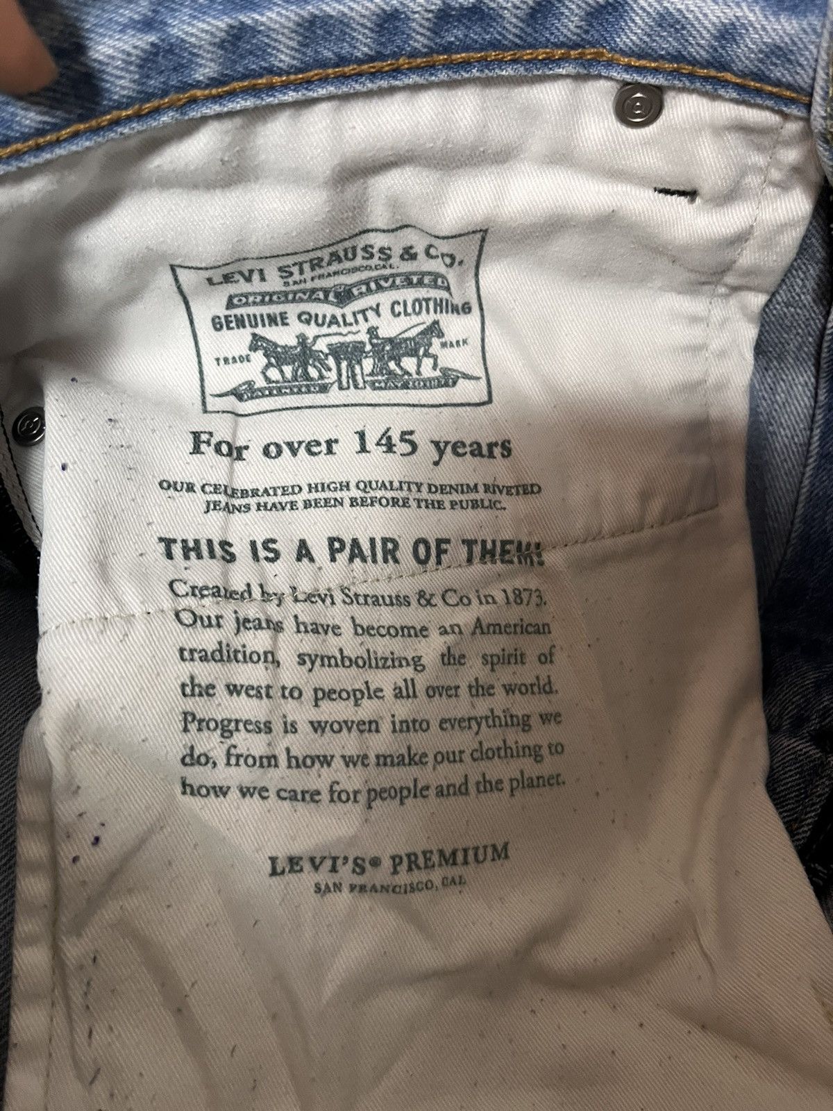 Levi's Levi‘s x Pokémon Denim Jeans Size US 34 / EU 50 - 14 Thumbnail