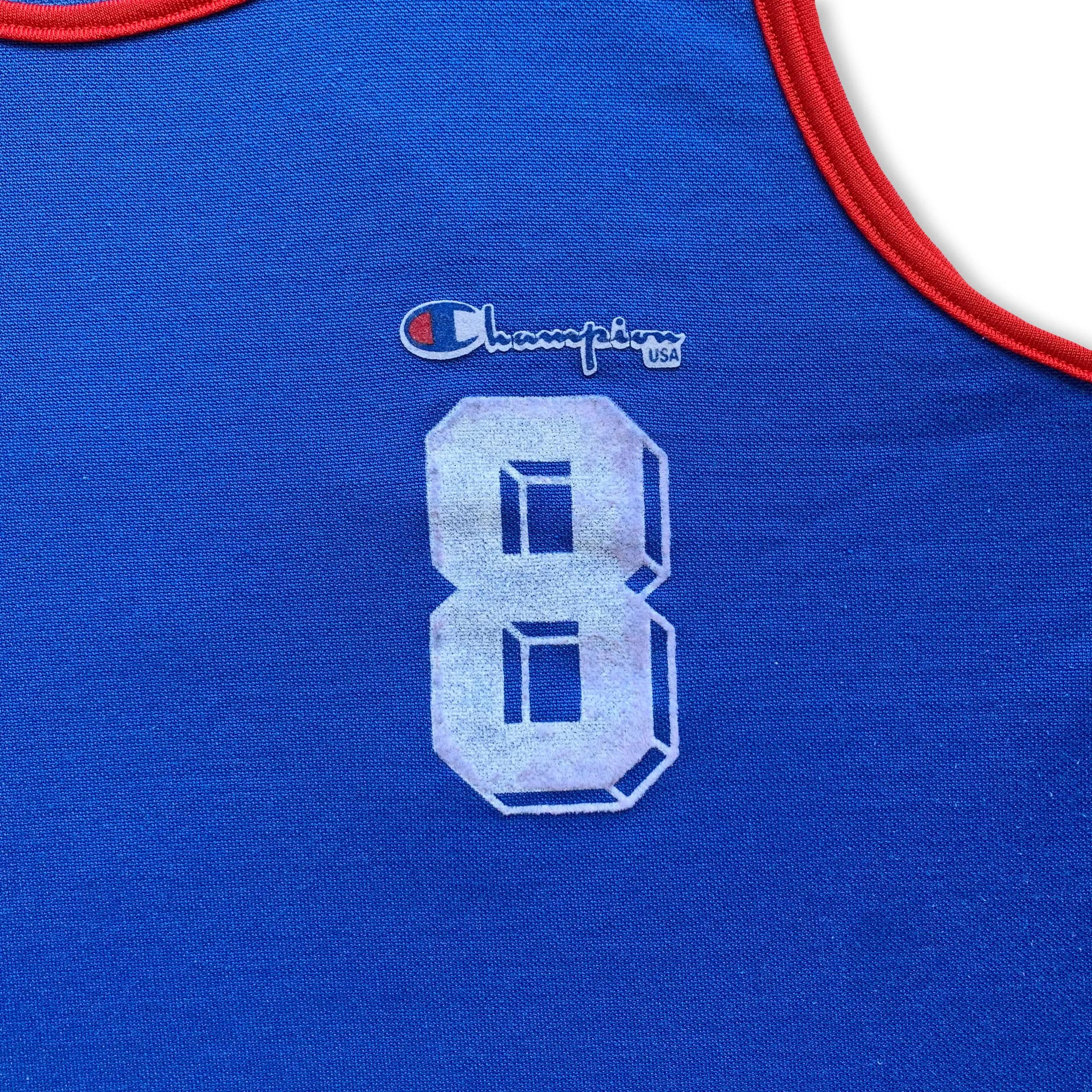 Champion Vintage 80s CHAMPION Jersey Kit Basketball Tank Top Tee Size US S / EU 44-46 / 1 - 7 Thumbnail