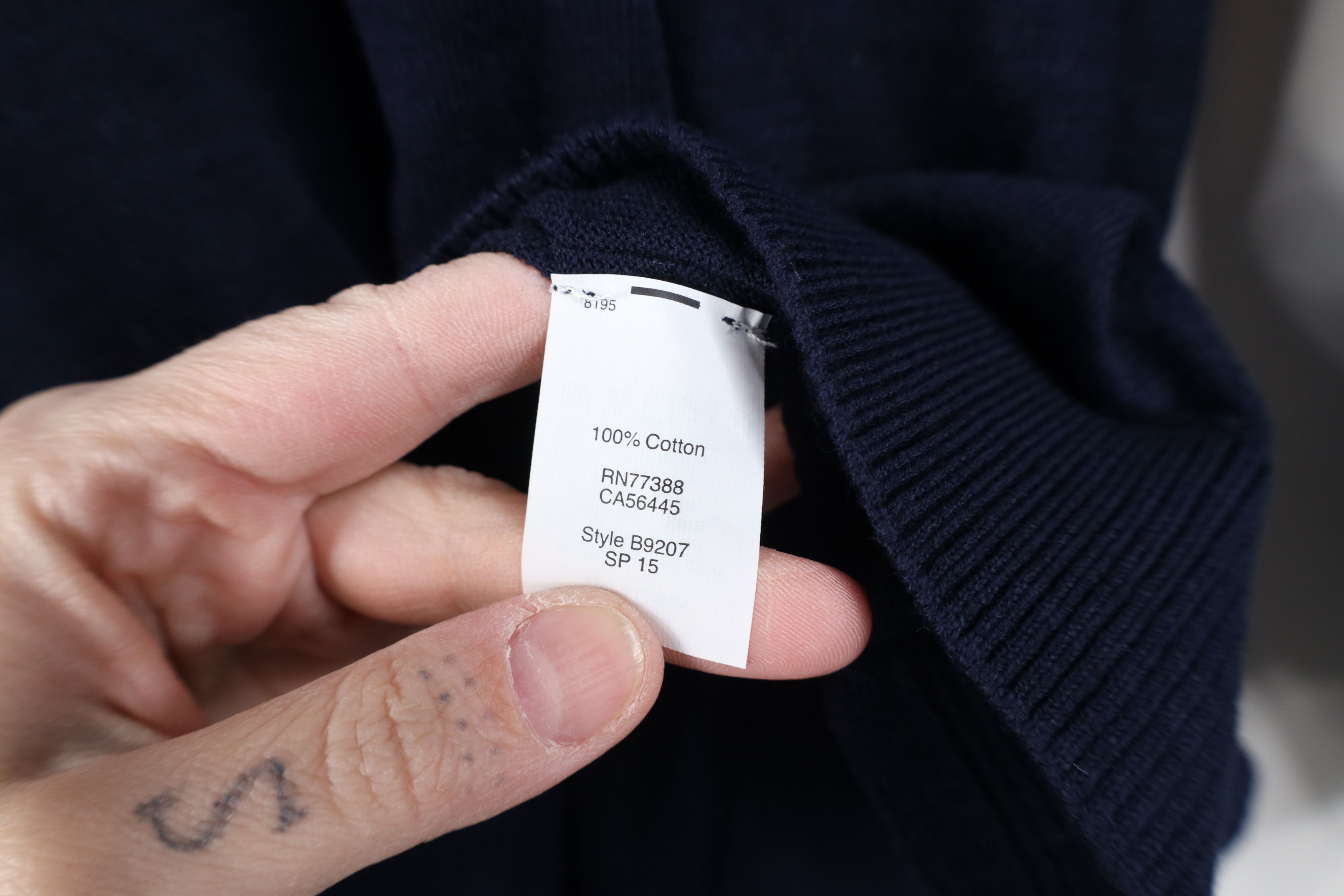 J.Crew Deadstock Vintage Y2K J Crew Cotton Knit 3/4 Sleeve Sweater Size M / US 6-8 / IT 42-44 - 8 Thumbnail