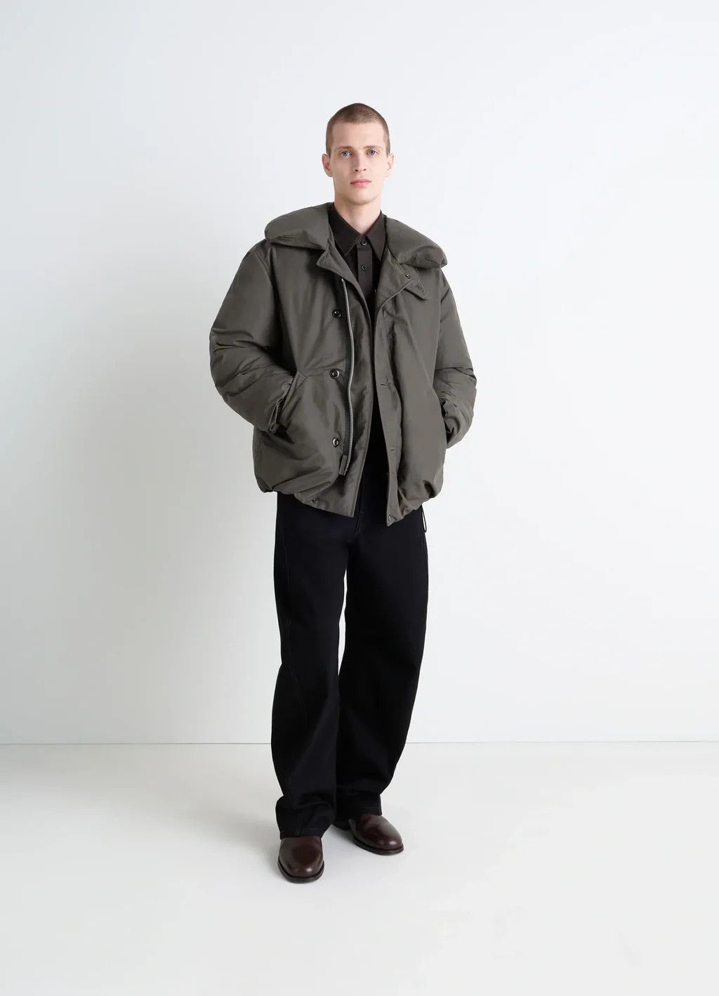 Lemaire Lemaire Puffer Blouson Dark Espresso 48 M Size US M / EU 48-50 / 2 - 4 Thumbnail