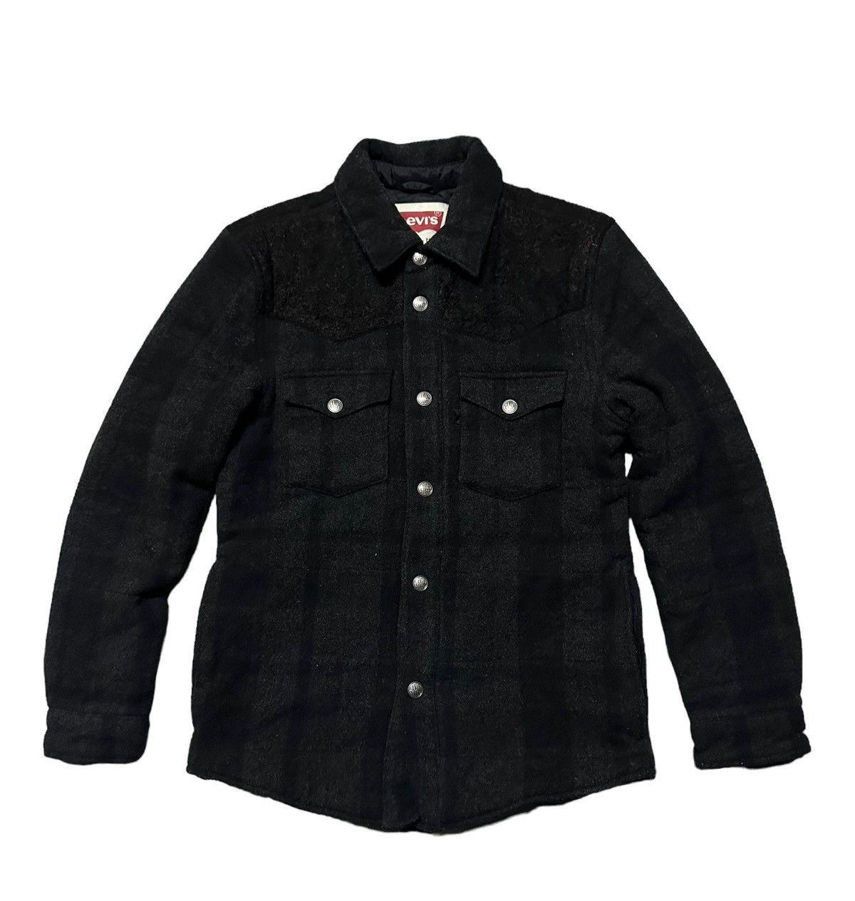 Levi's Levis snap button western style wool jacket Size US S / EU 44-46 / 1 - 5 Thumbnail