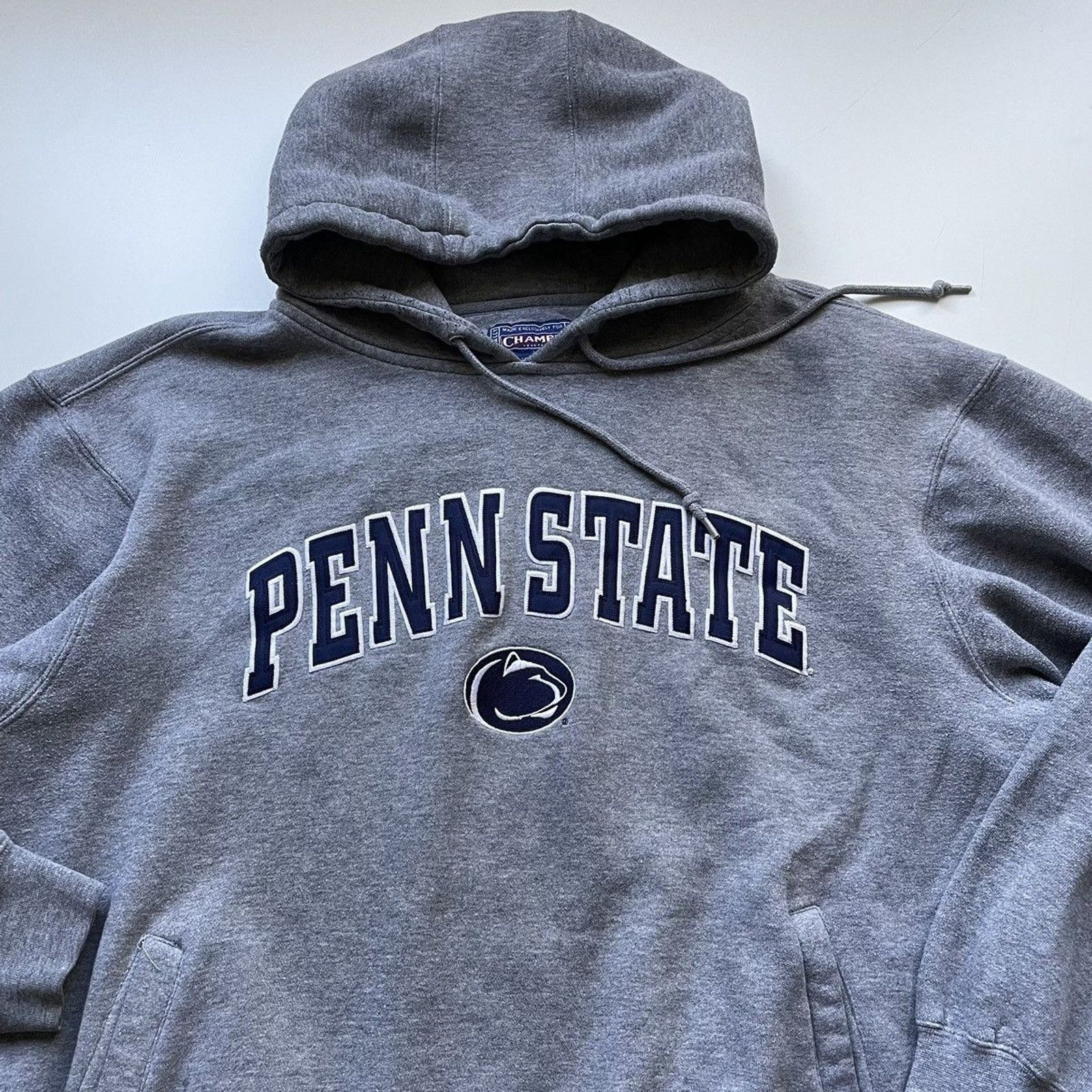 NCAA × Vintage Vintage 2000s Penn State NCAA Embroidered Spell Out Hoodie Size US XL / EU 56 / 4 - 2 Thumbnail