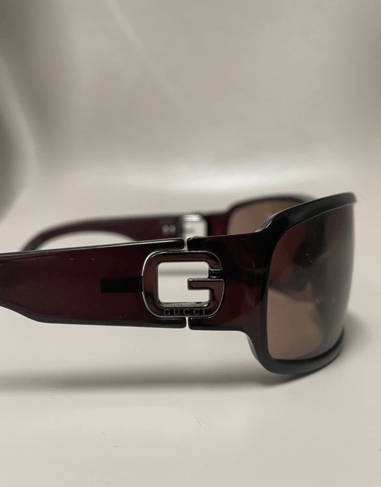 Gucci GUCCI Sunglasses GG Shield Tom Ford Wrap Vintage Size ONE SIZE - 6 Thumbnail