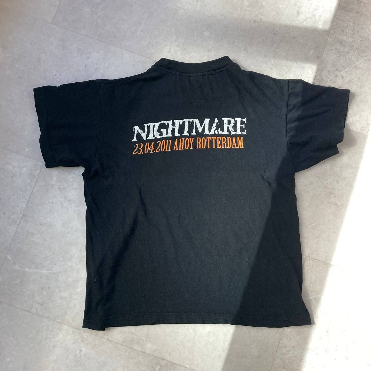 Rap Tees Nightmare Hell Awaits Rotterdam Records Hardcore Gabber Tee Size US S / EU 44-46 / 1 - 2 Thumbnail