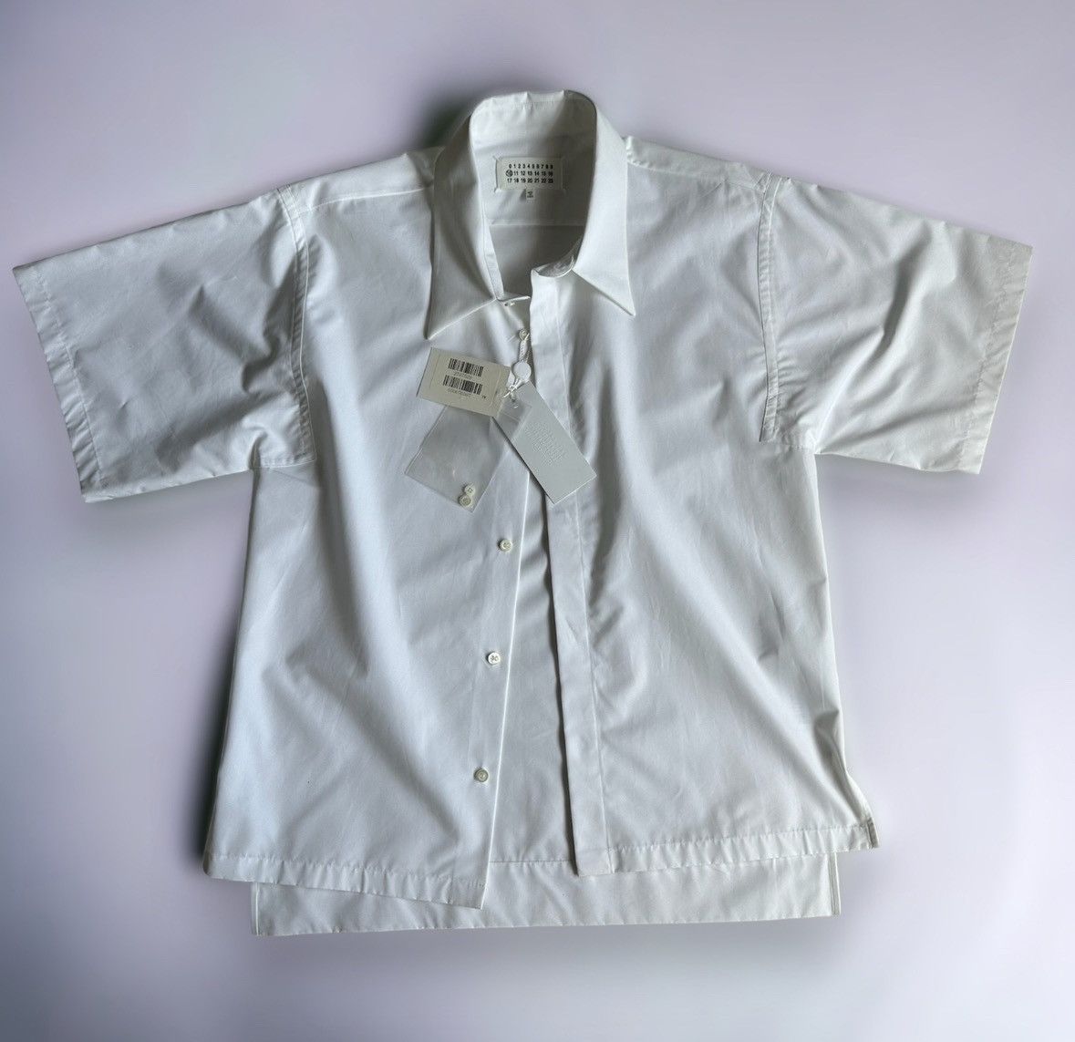 Maison Margiela Maison Margiela Poplin Short Sleeve Size US S / EU 44-46 / 1 - 1 Thumbnail