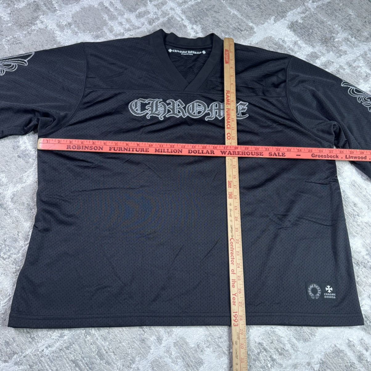 Chrome Hearts Mesh stadium floral long sleeve jersey Size US XXL / EU 58 / 5 - 15 Thumbnail