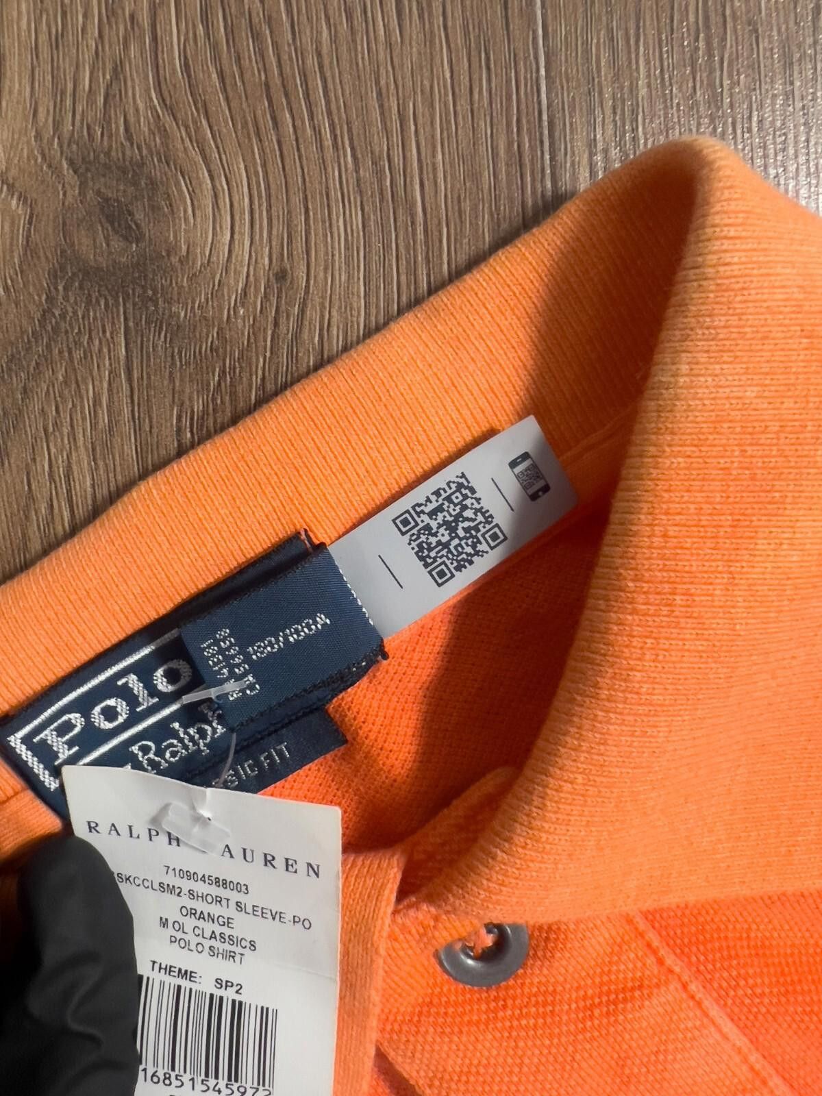 Polo Ralph Lauren Ralph Lauren Men’s Orange Polo Shirt Classic Fit Size L Size US L / EU 52-54 / 3 - 11 Thumbnail