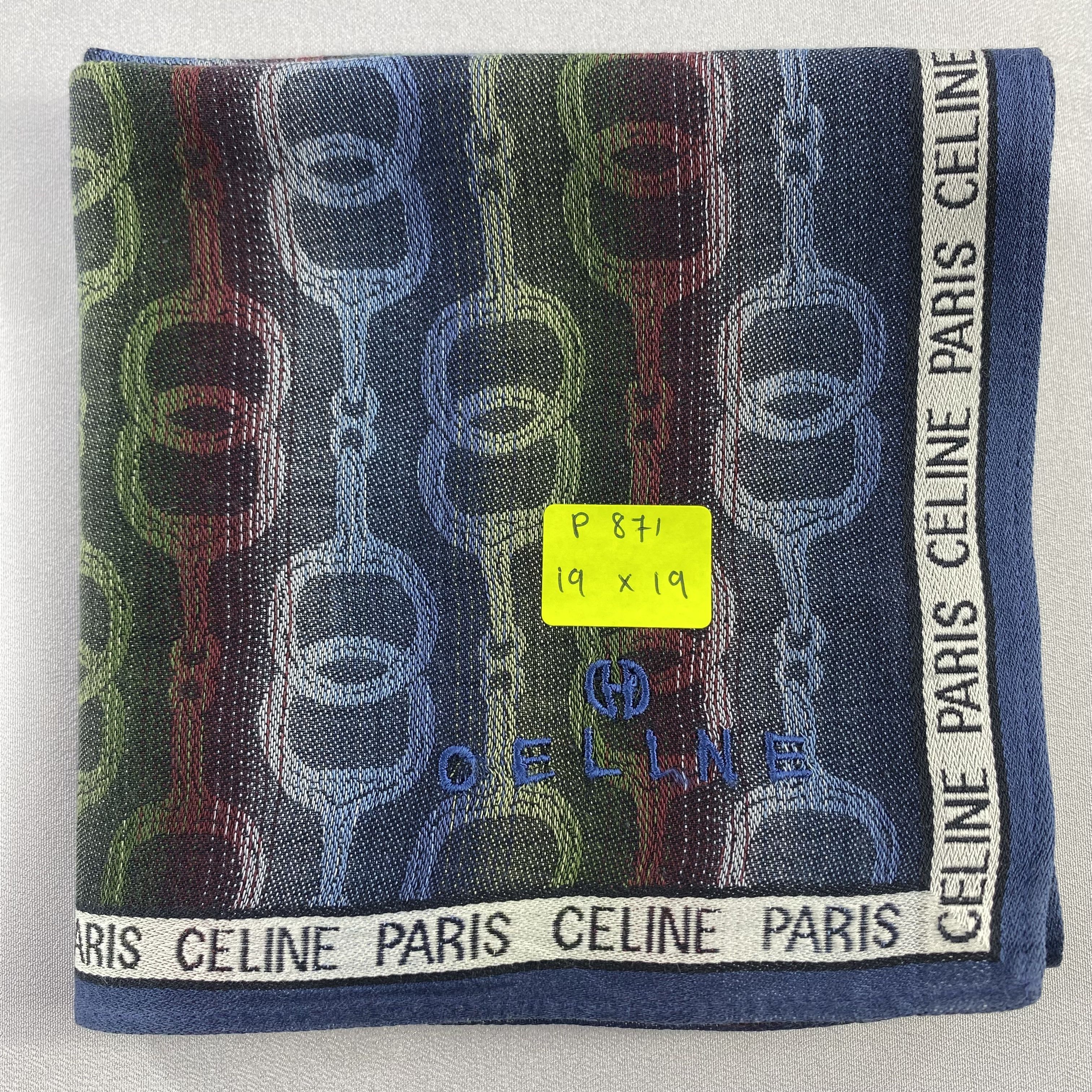 Celine × Vintage Celine Neckerchief / Bandana / Handkerchief-P871 Size ONE SIZE - 5 Thumbnail