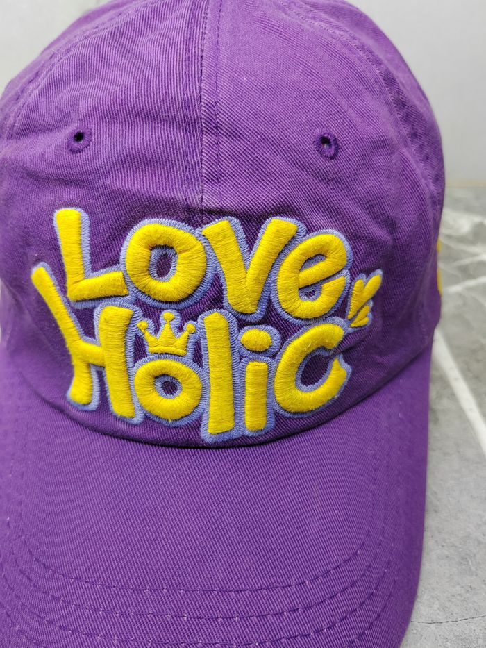 Japanese Brand Vintage Love Holic Distressed Style Cap Hat Size ONE SIZE - 3 Thumbnail