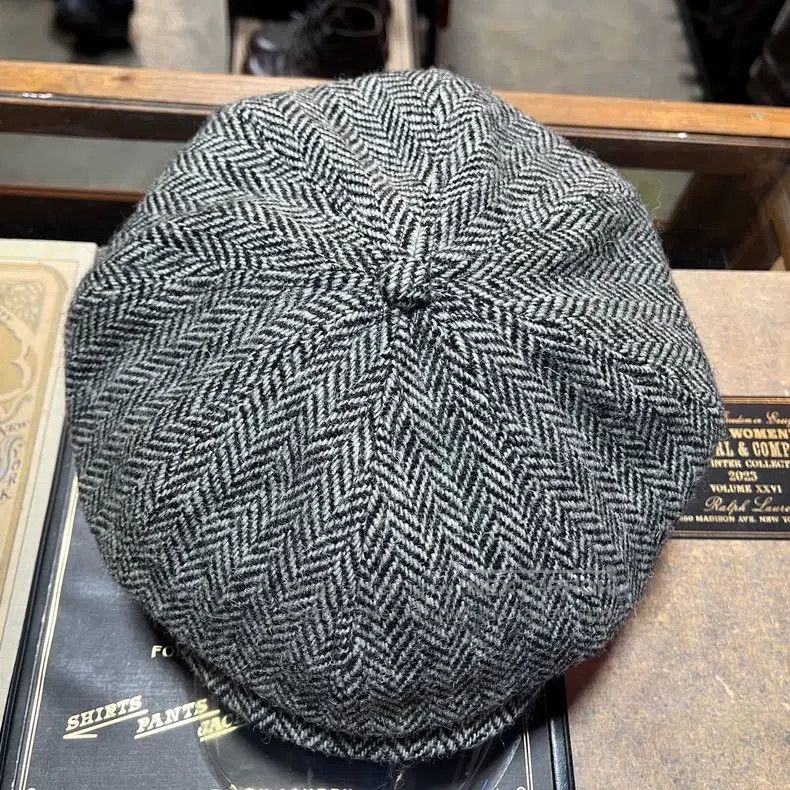 RRL Ralph Lauren RRL Ralph Lauren Harris Tweed wool octagonal hat, newsboy Size ONE SIZE - 5 Thumbnail