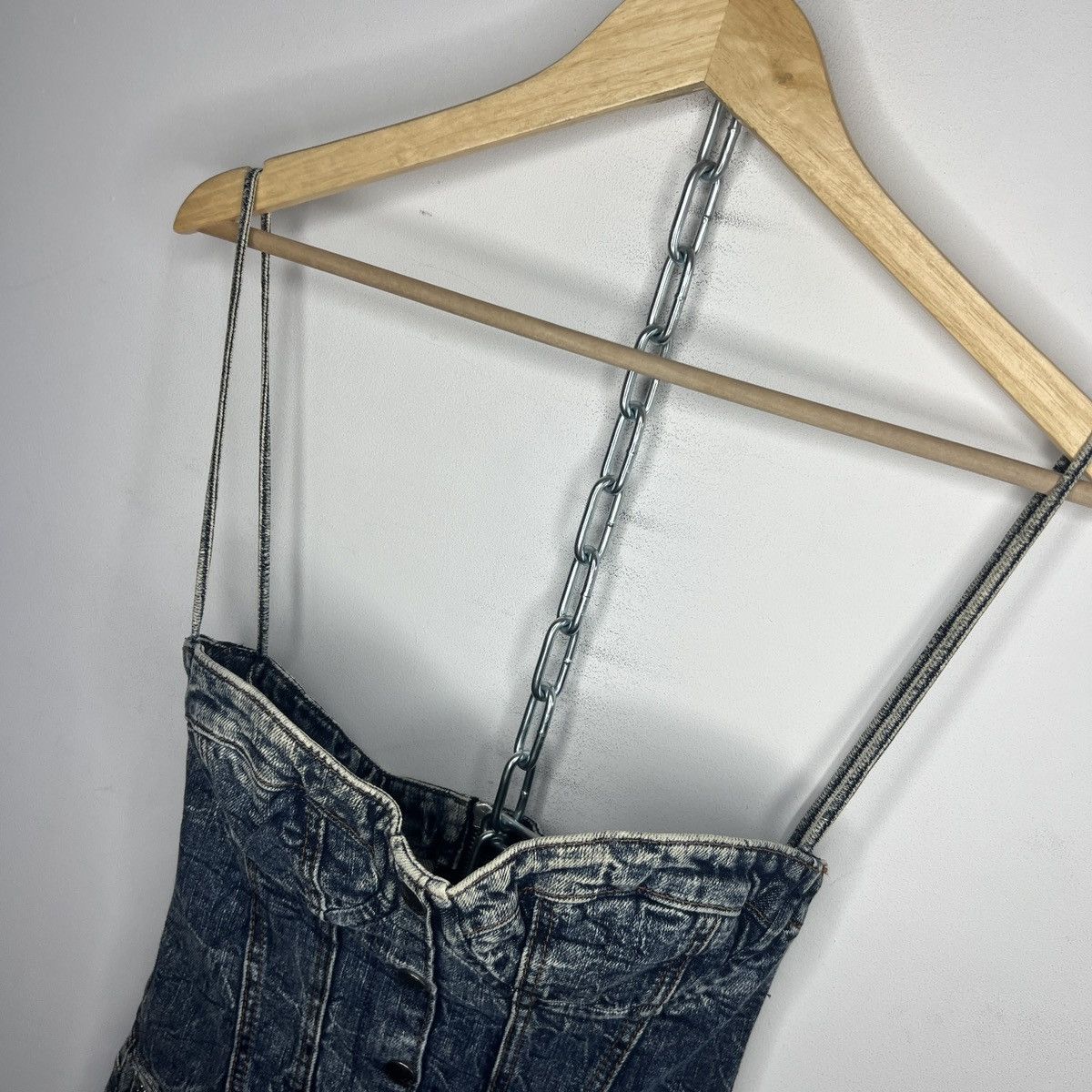 Miss Sixty Vintage Miss Sixty Denim Jumpsuit Playsuit Y2k 00s Size 30" / US 8 / IT 44 - 4 Thumbnail