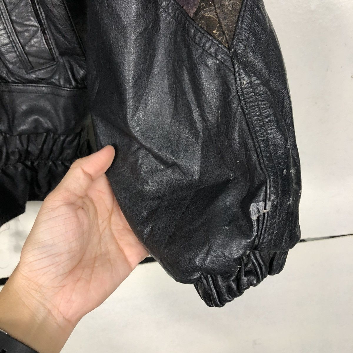 Japanese Brand 🔥VINTAGE BIKER LEATHER JACKET CHIA ISSEY MIYAKE Size US M / EU 48-50 / 2 - 17 Thumbnail