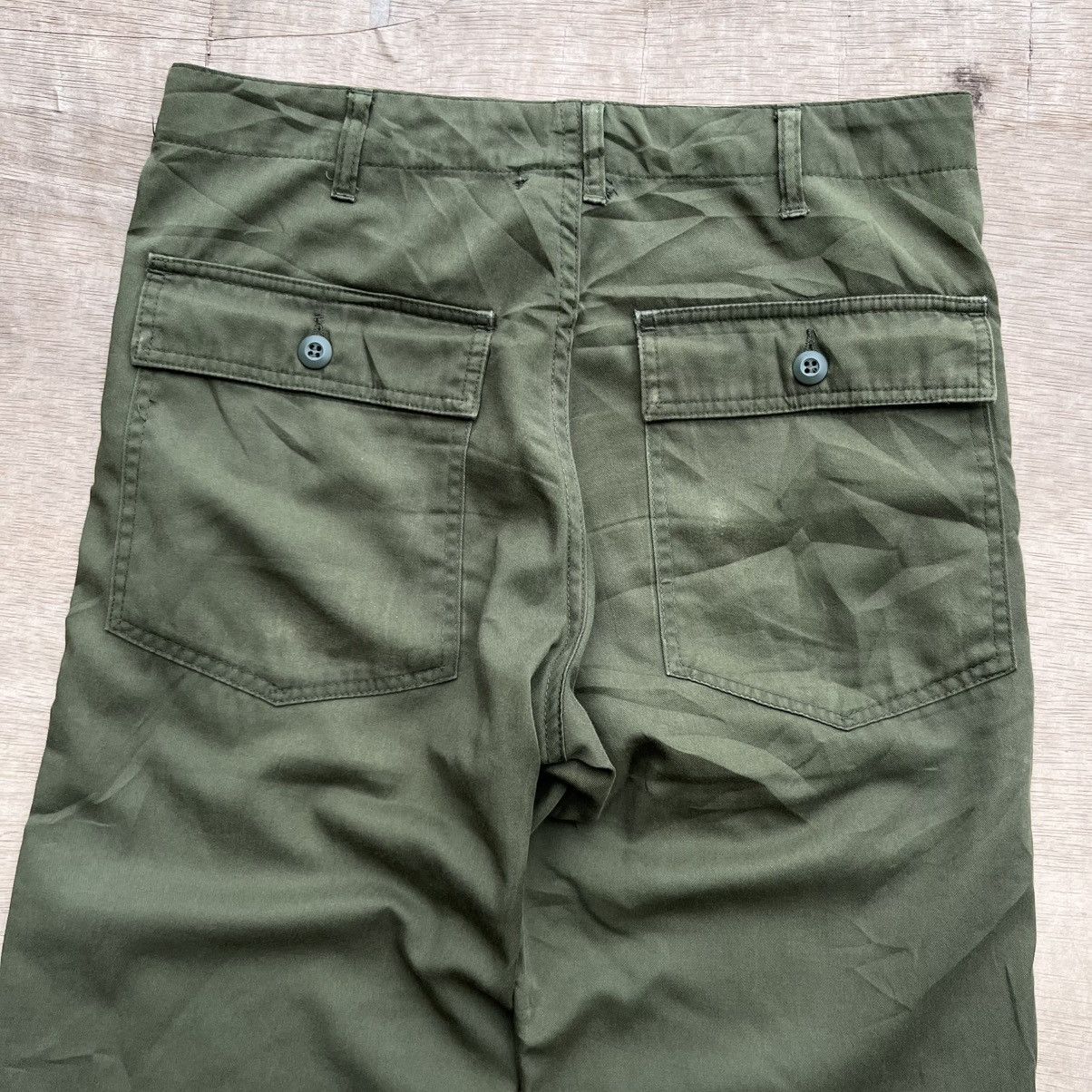 Beams Plus × Japanese Brand BEAMS JAPAN FATIGUE DARK GREEN PANTS Size US 31 - 8 Thumbnail