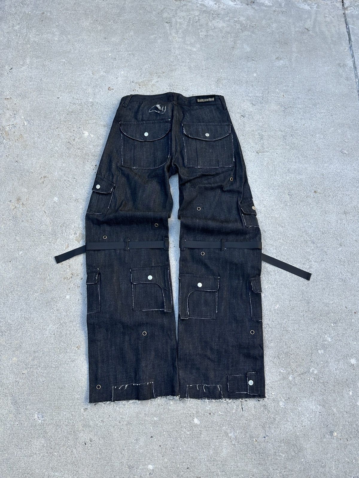 Other Black cargo denim from Faitparlui Size US 30 / EU 46 - 3 Thumbnail