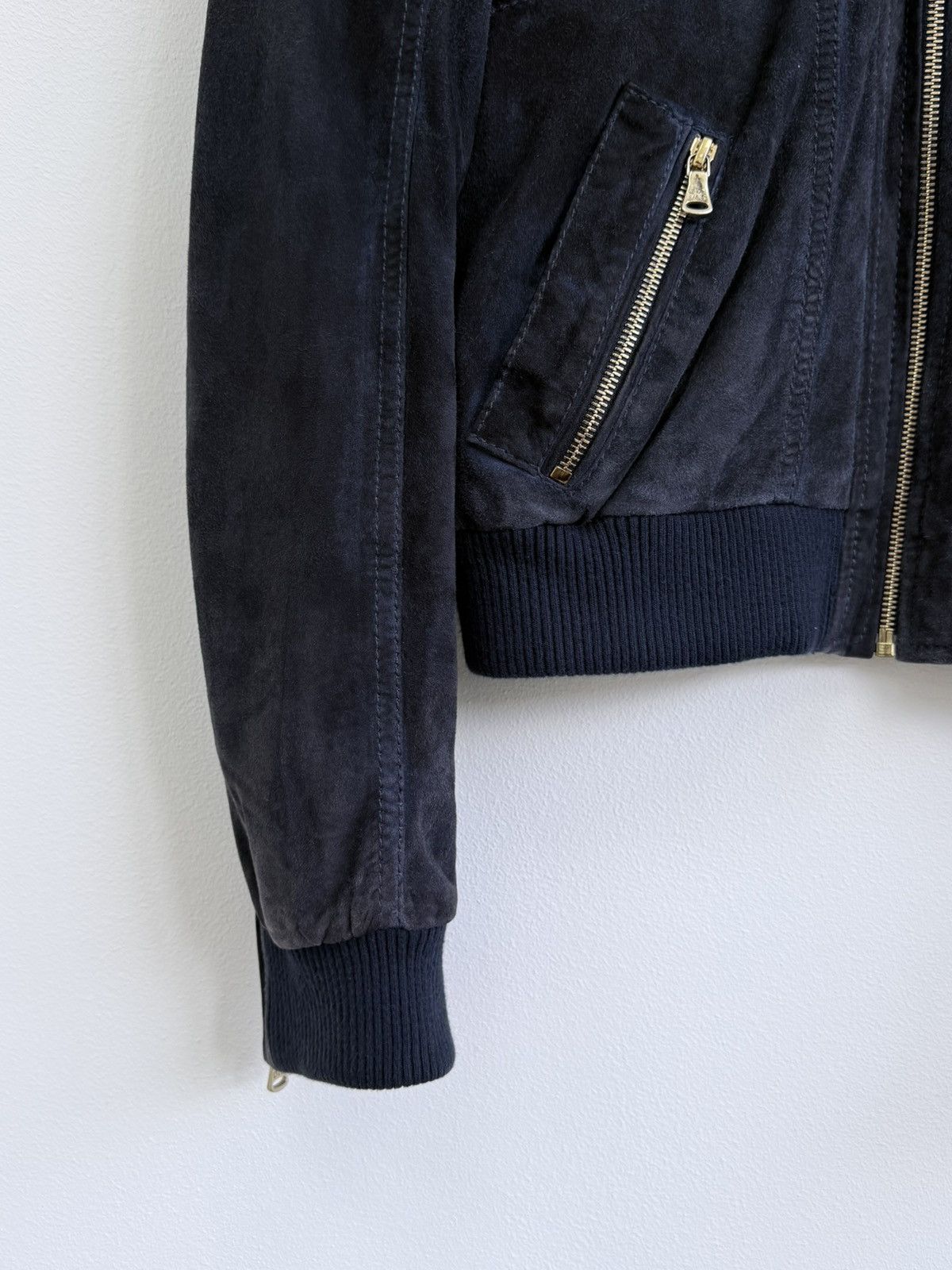 Dolce & Gabbana Dolce & Gabbana Lamb Suede Leather Jacket Size M / US 6-8 / IT 42-44 - 4 Thumbnail