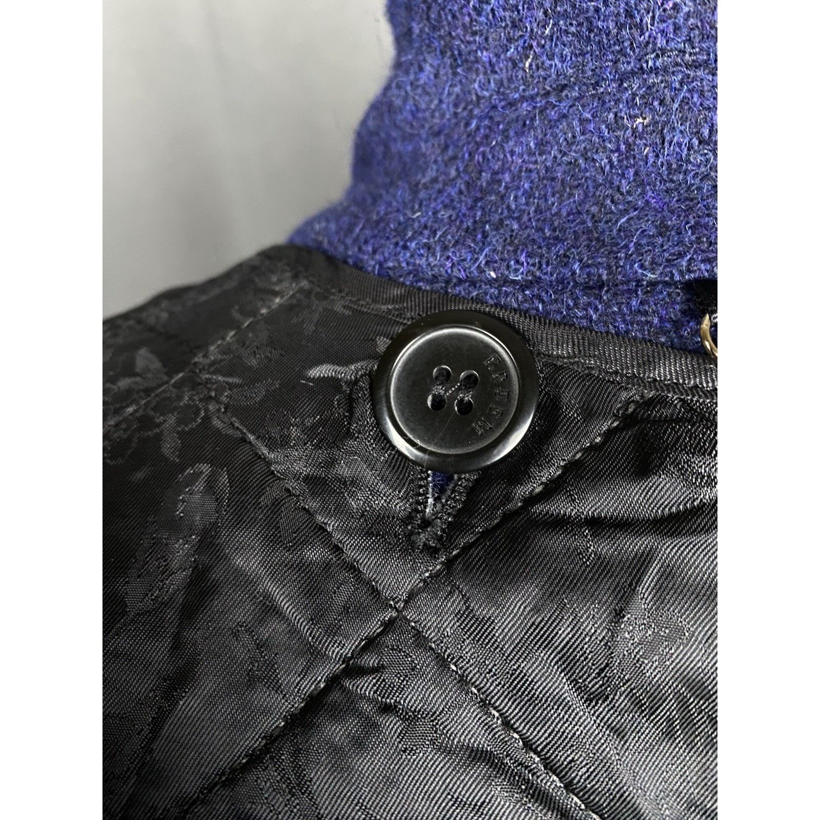 Harris Tweed MINT! Harris Tweed Men's Blue Insulated Wool Coat Size 46 R Size US S / EU 44-46 / 1 - 11 Thumbnail