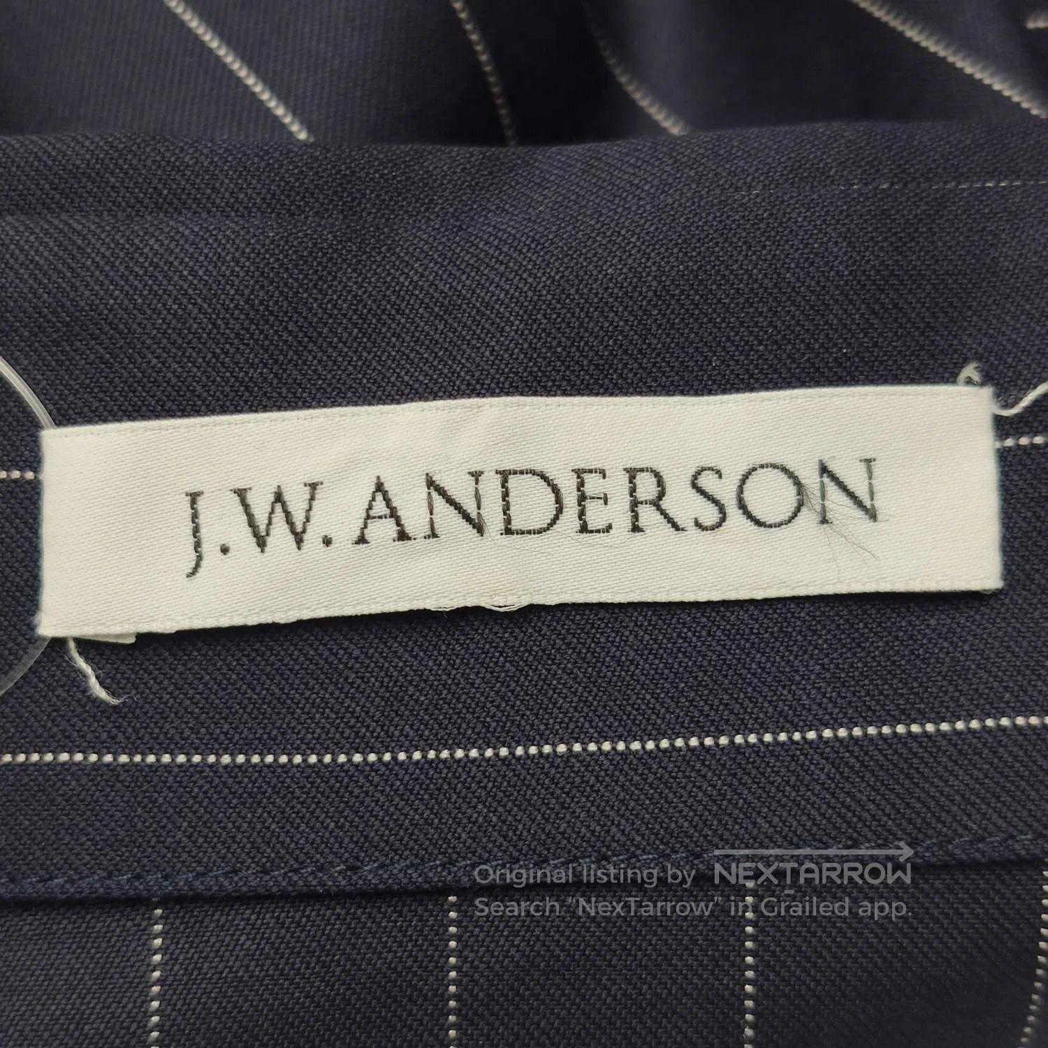 JW Anderson J.W.Anderson Wool Striped Wrap Tailored Pants. Size US 30 / EU 46 - 7 Thumbnail
