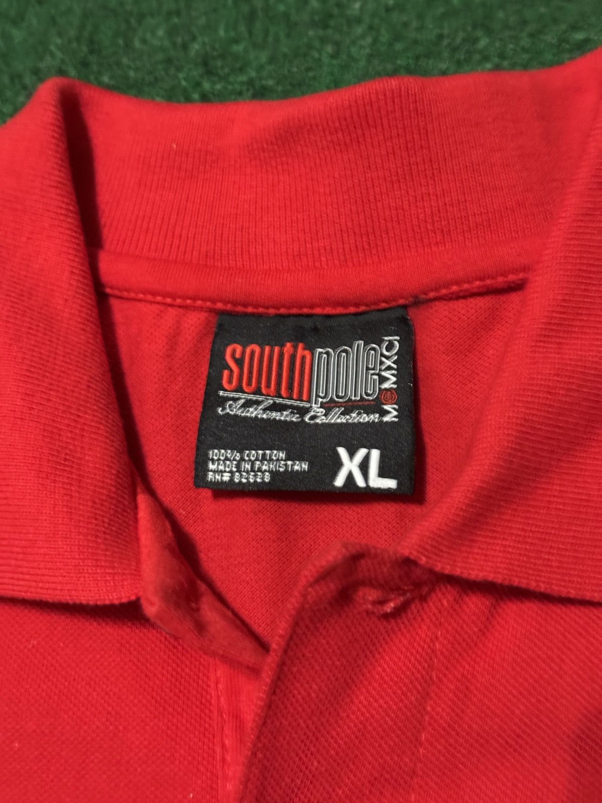 Southpole Y2K South Pole Red Collared Baggy Polo Hip Hop Grunge Shirt Size US XL / EU 56 / 4 - 4 Thumbnail