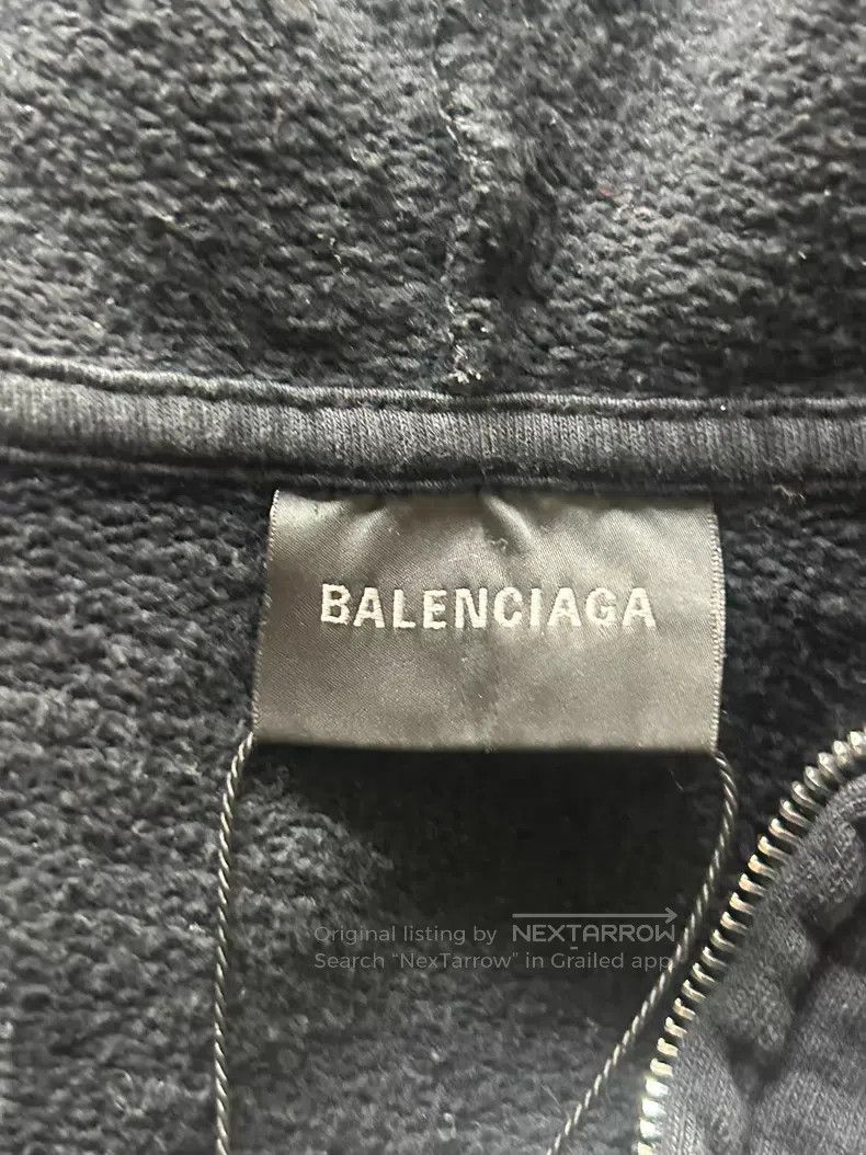 Balenciaga Balenciaga Patch Embroidered Zip Hoodie Size US S / EU 44-46 / 1 - 3 Thumbnail