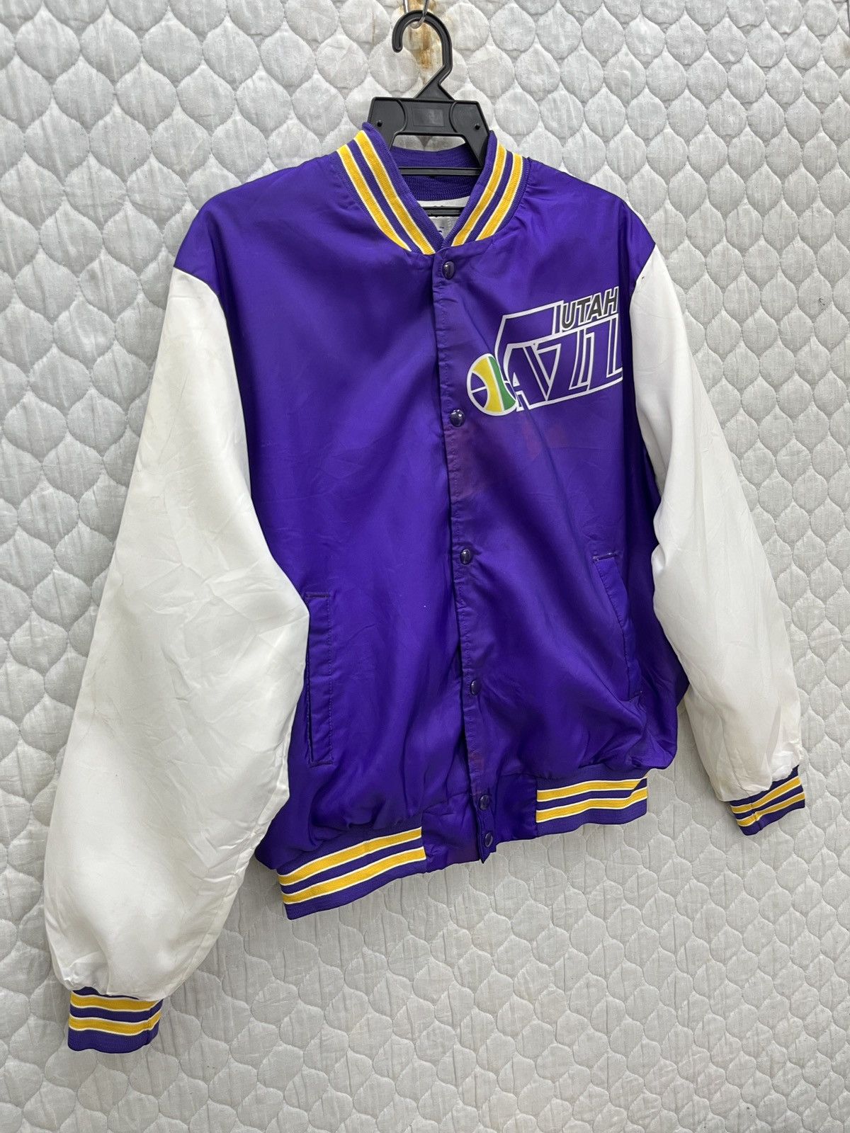 Chalk Line 🔥🔥🔥STEALS VTG CHALK LINE NBA UTAH JAZZ LIGHT JACKET Size US L / EU 52-54 / 3 - 4 Thumbnail