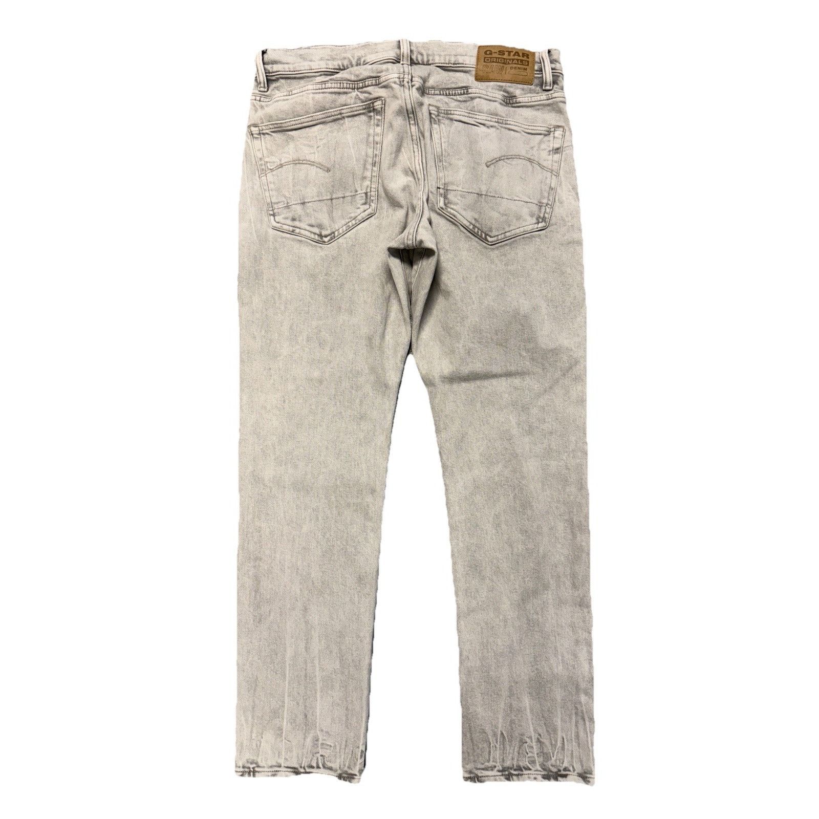 G-Star G-Star Original Raw Denim Jeans Mens Gray 3301 Slim 32x30 Size US 32 / EU 48 - 2 Thumbnail
