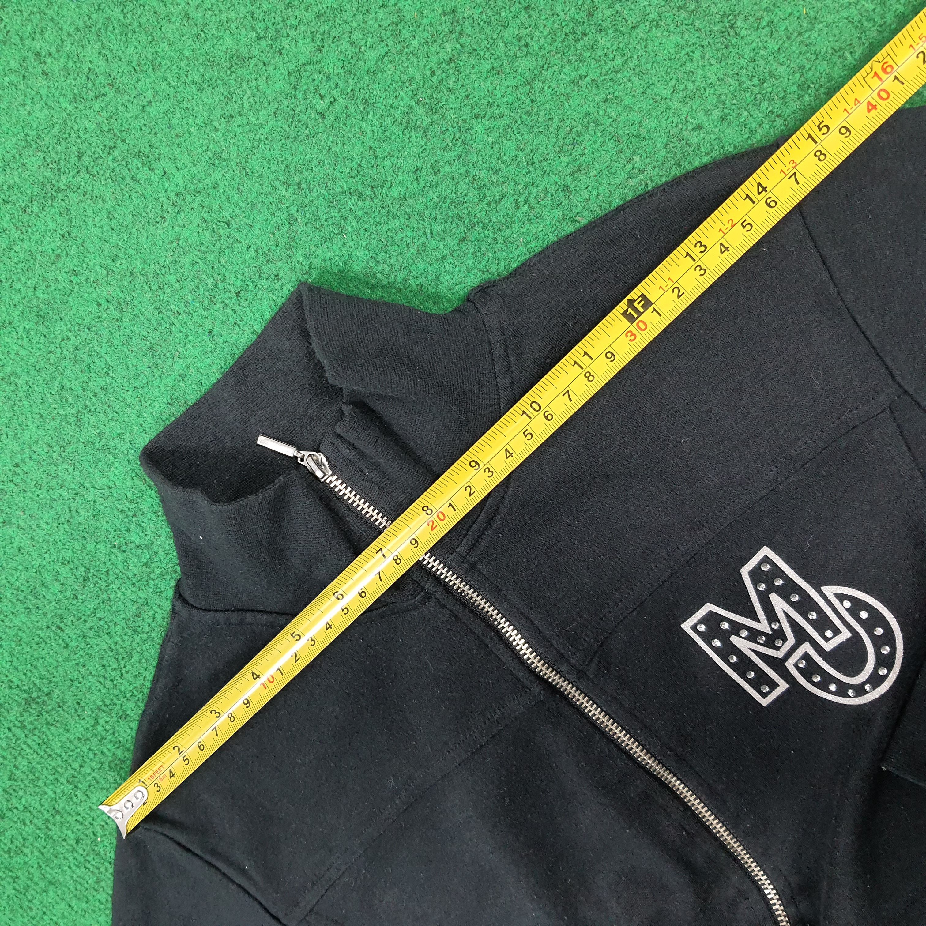 MCM Vintage MCM OTC Rhinestone MU Logo Track Jacket C289N18 Size XS / US 0-2 / IT 36-38 - 10 Thumbnail