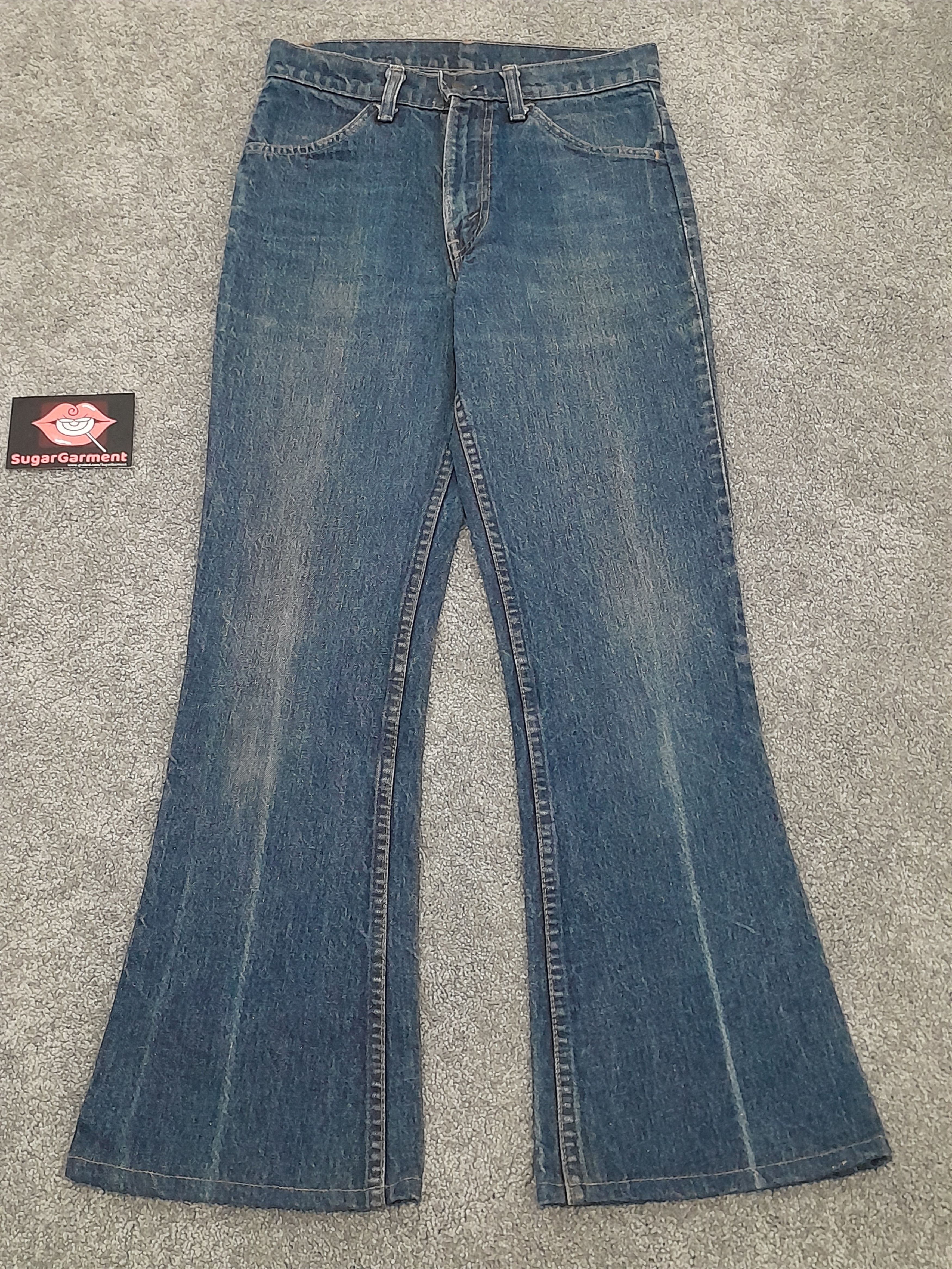 Levi's Levis 646 Bell Bottom Flare Bootcut Orange Tab TALON Jeans Size US 28 / EU 44 - 1 Thumbnail