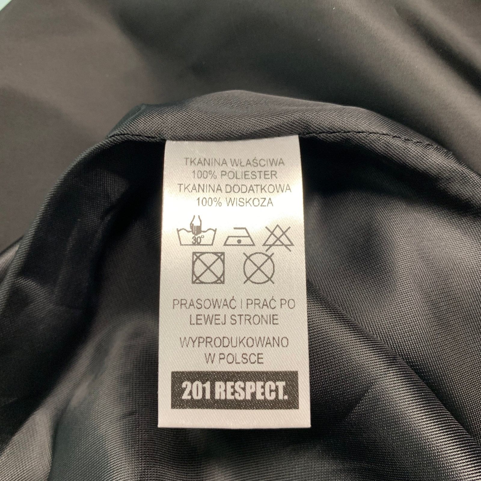 Other 201 RESPECT Size S Black Polyester Windbreaker Coat Size US S / EU 44-46 / 1 - 8 Thumbnail