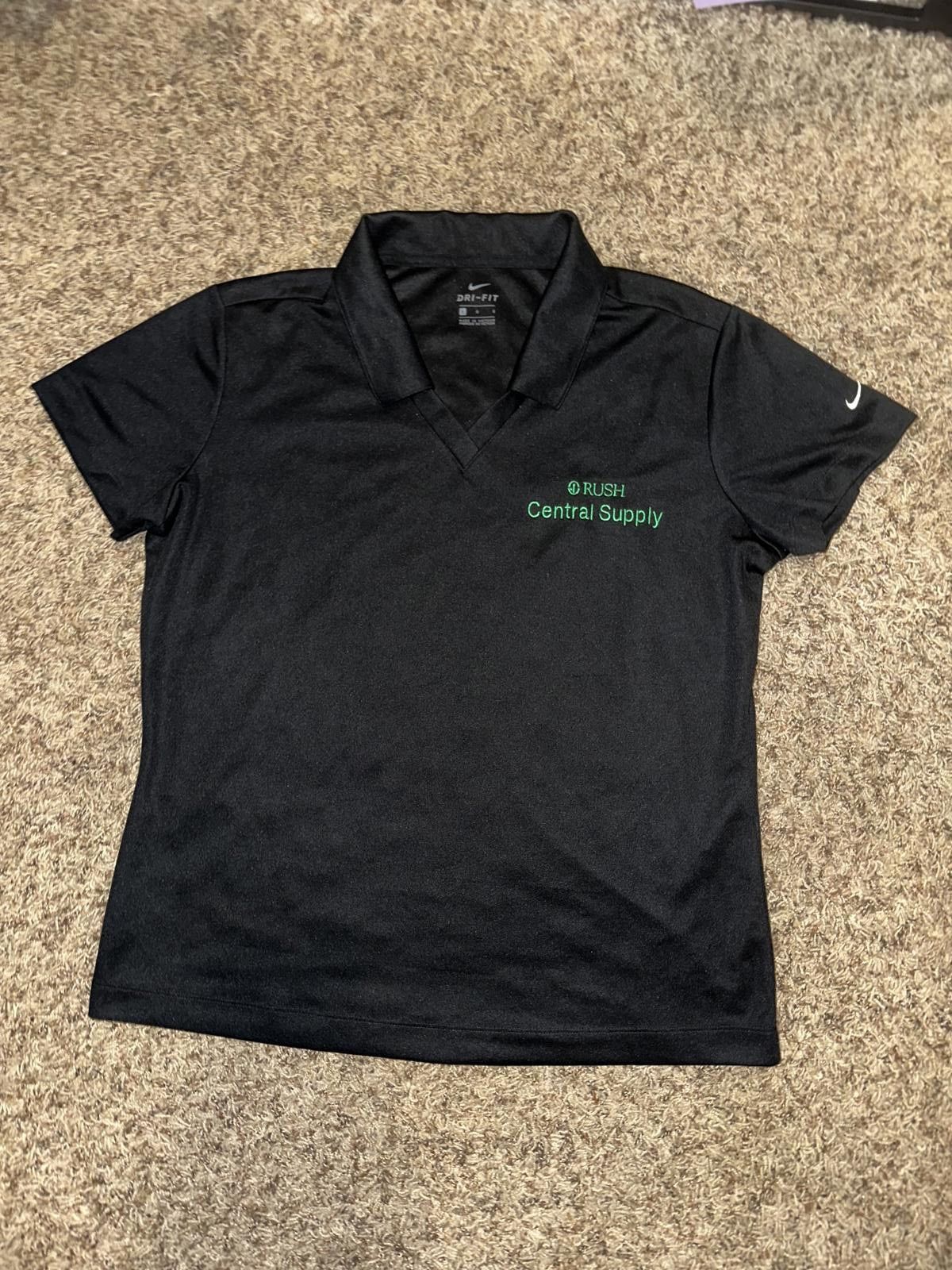 Nike Nike Women’s Dri-Fit Micro Pique Rush Central Supply Polo Size L / US 10 / IT 46 - 1 Thumbnail