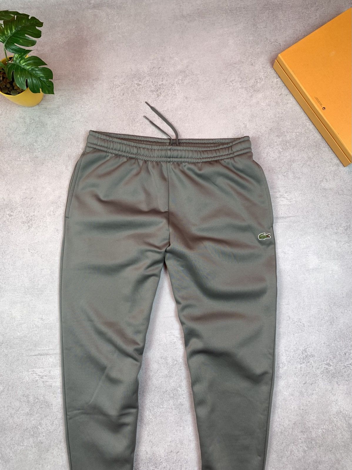 Lacoste Lacoste Fleece Pants Mens Grey Size M Size US 31 - 2 Thumbnail