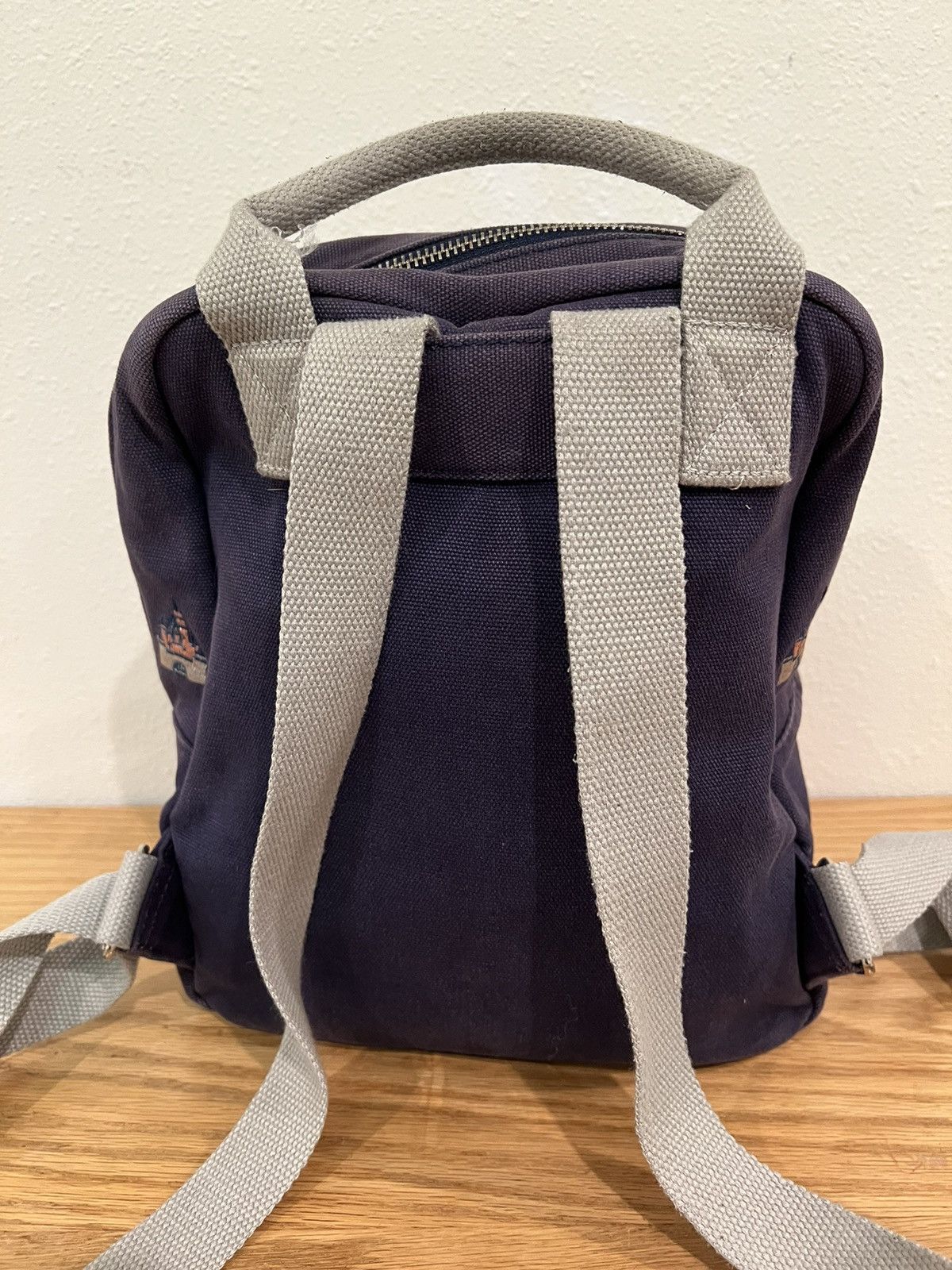 Disney Retired Disney Parks Loungefly Castle Canvas Backpack Size ONE SIZE - 4 Thumbnail