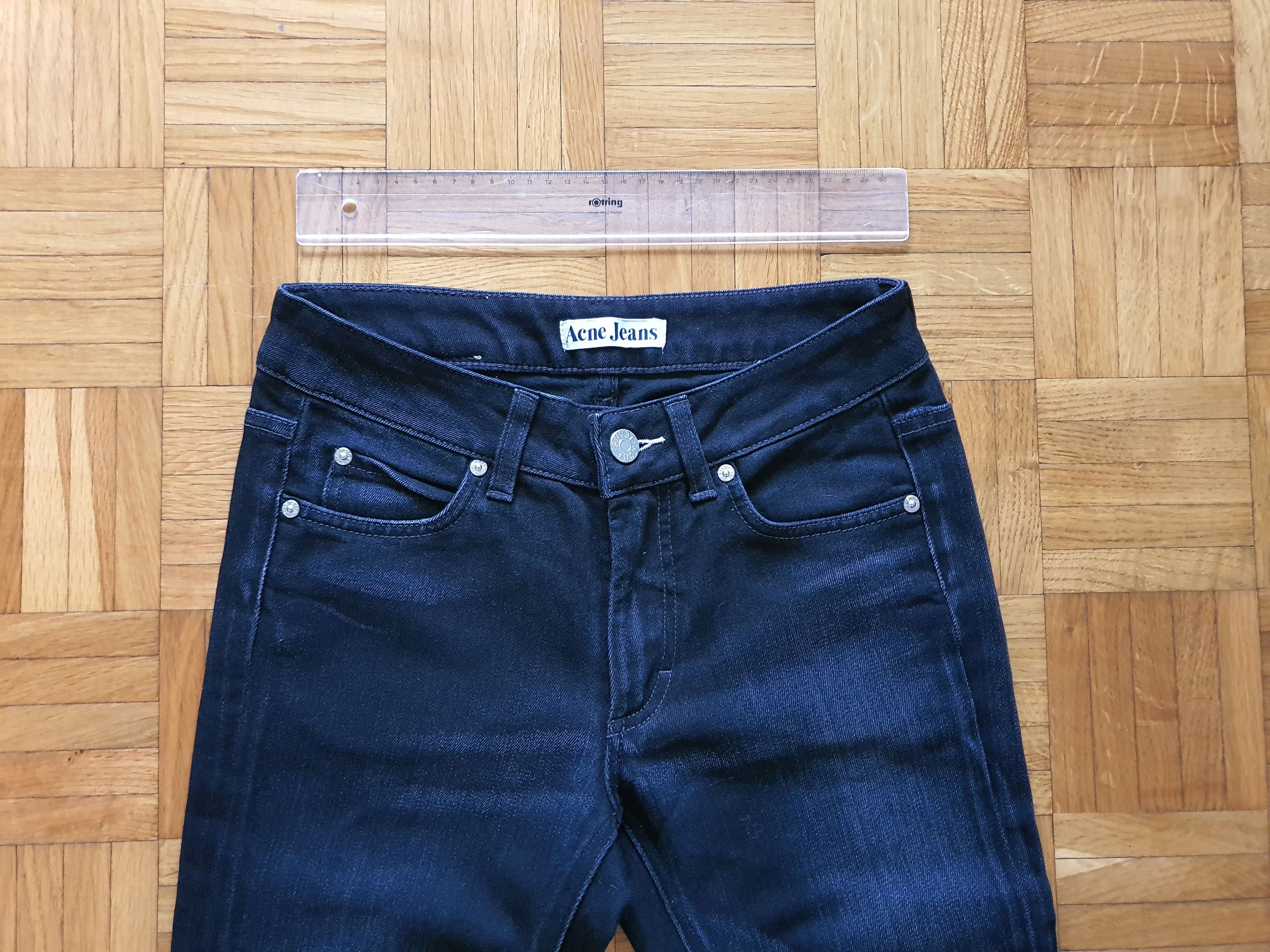 Acne Studios HEX TRIUMPH - Denim Jeans (Black) - Sz W26 L32 (26x32) Size 26" / US 2 / IT 38 - 3 Thumbnail