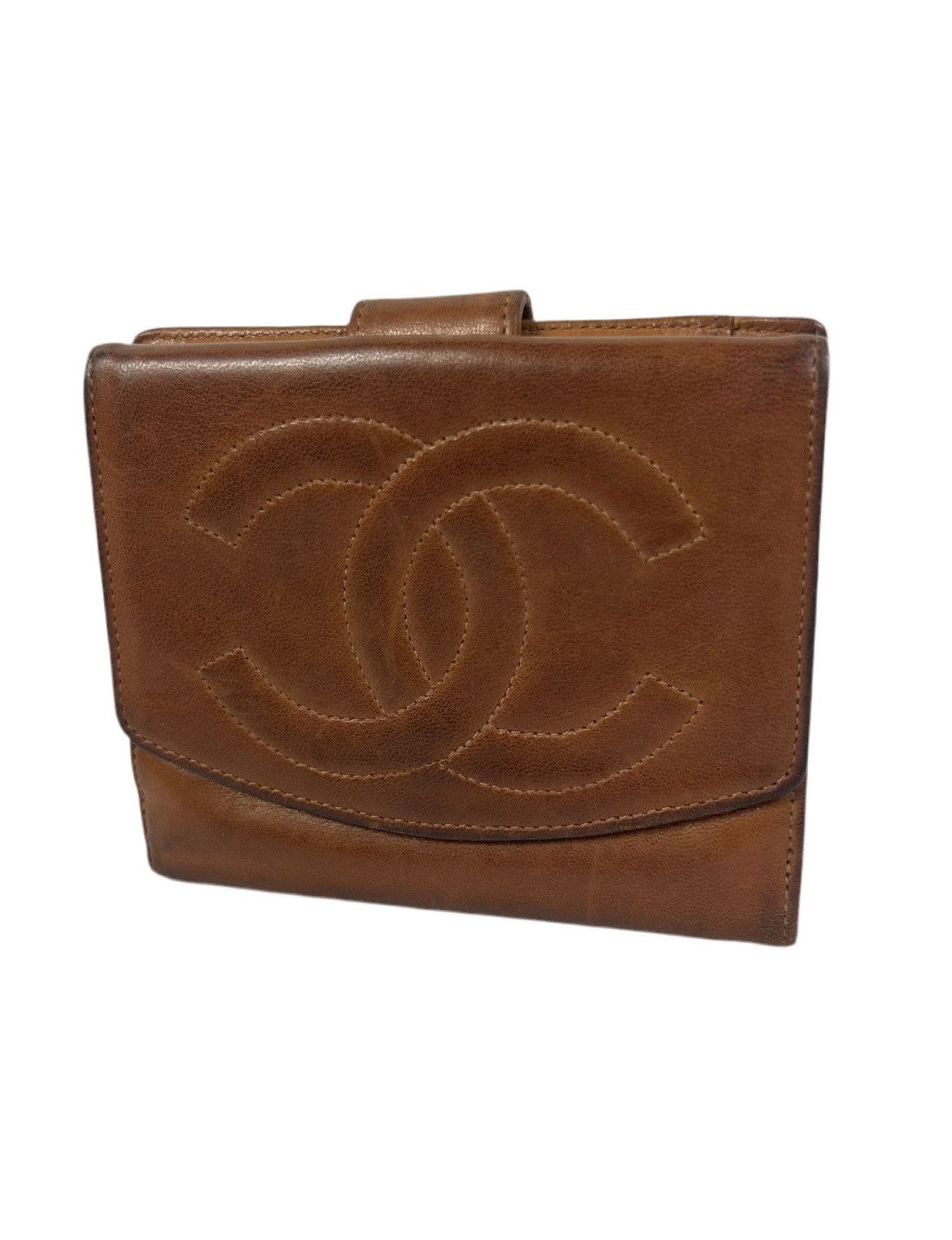 Chanel CC Leather Bifold Wallet