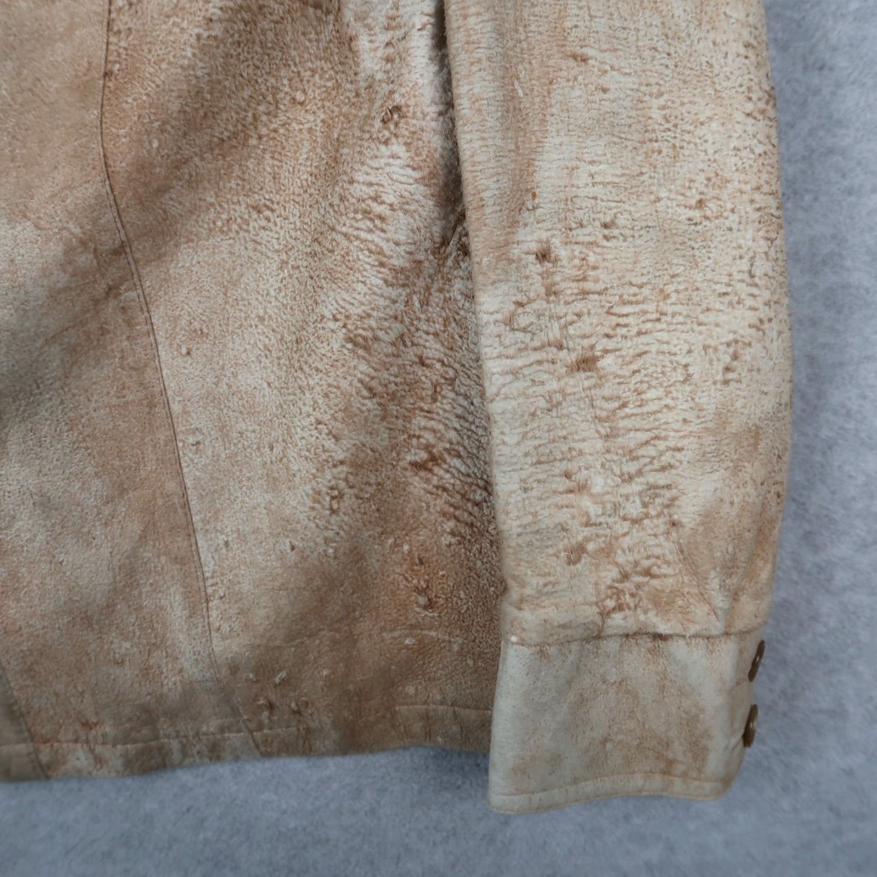 Vintage VINTAGE Vany by Arcelus New York Tan Leather Button Up Men's Size 46 Jacket Size US S / EU 44-46 / 1 - 7 Thumbnail