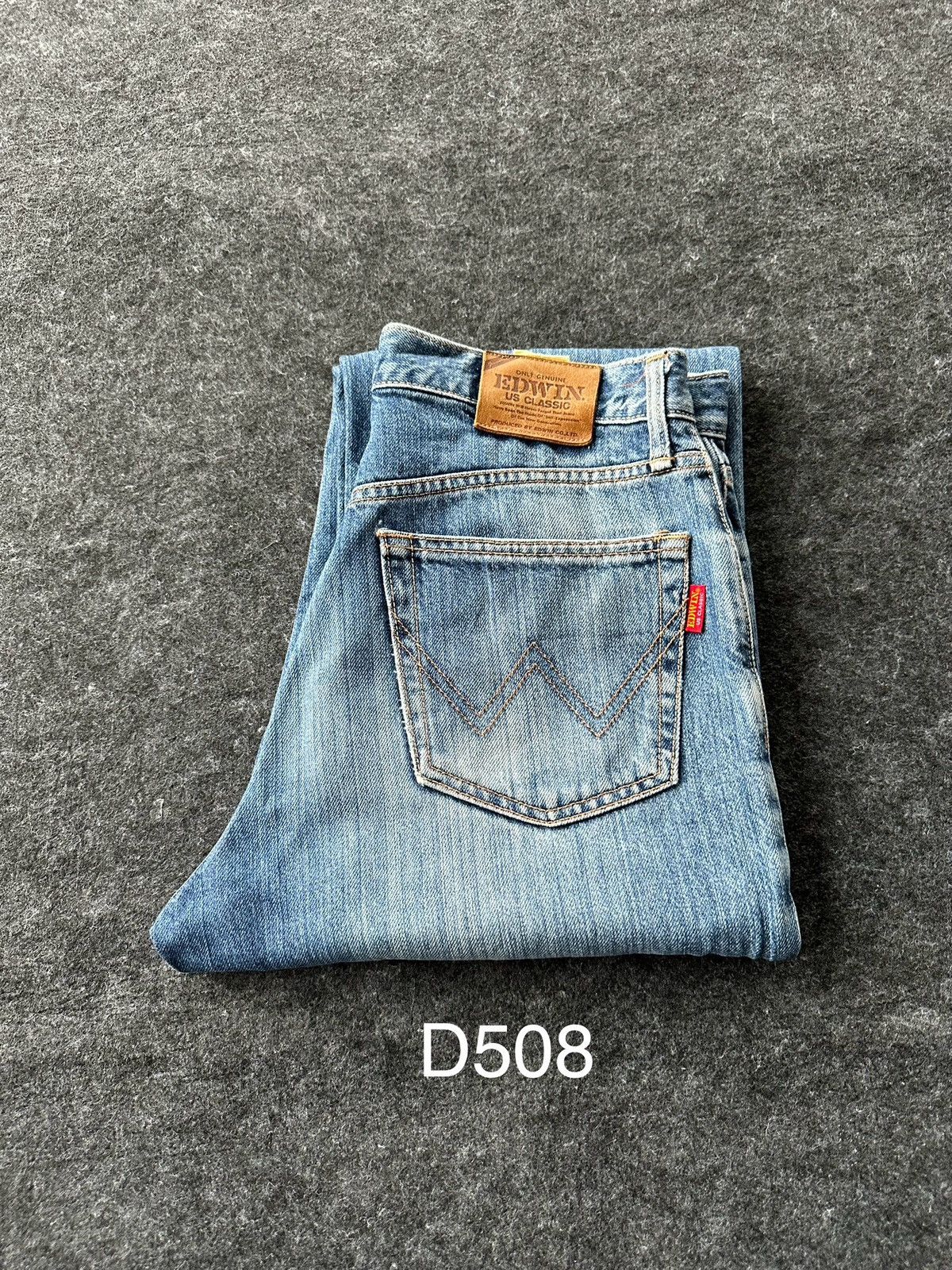 Edwin Edwin Us Classic Scovill Button Washed Vintage Denim D508 Size US 32 / EU 48 - 20 Thumbnail