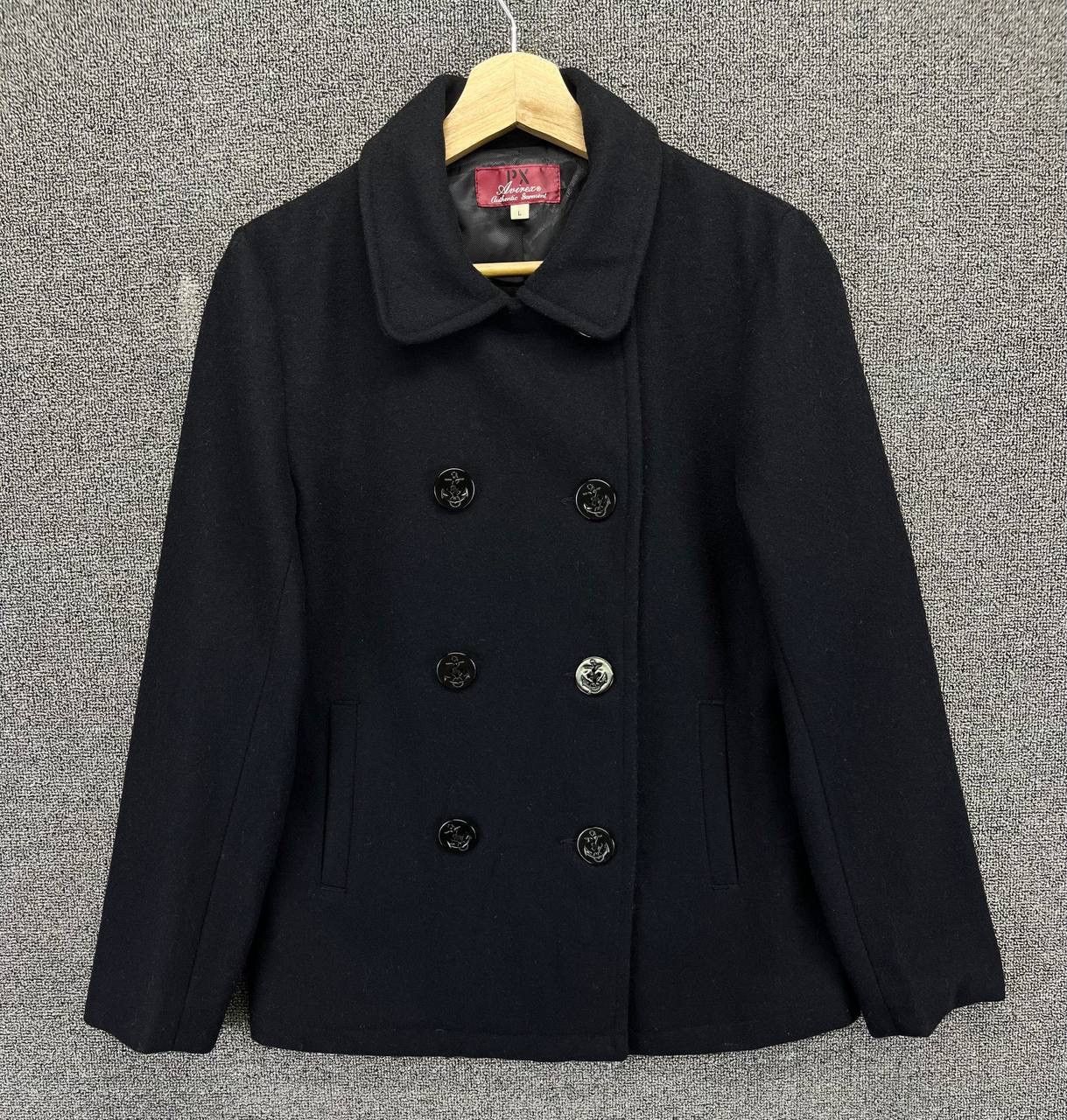 Avirex Vintage Avirex Black Wool Jacket Size L / US 10 / IT 46 - 1 Thumbnail