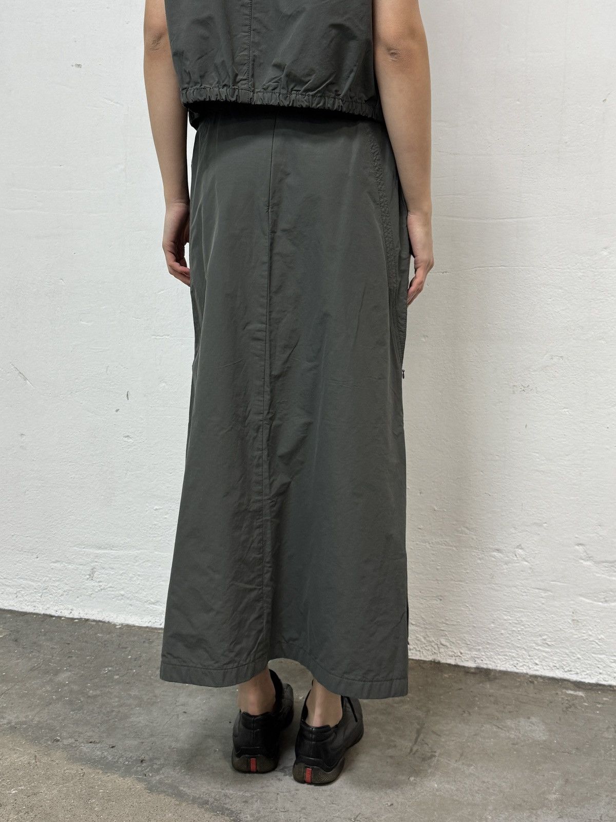 Vintage Two piece set skirt and vest Prada Style Size M / US 6-8 / IT 42-44 - 4 Thumbnail