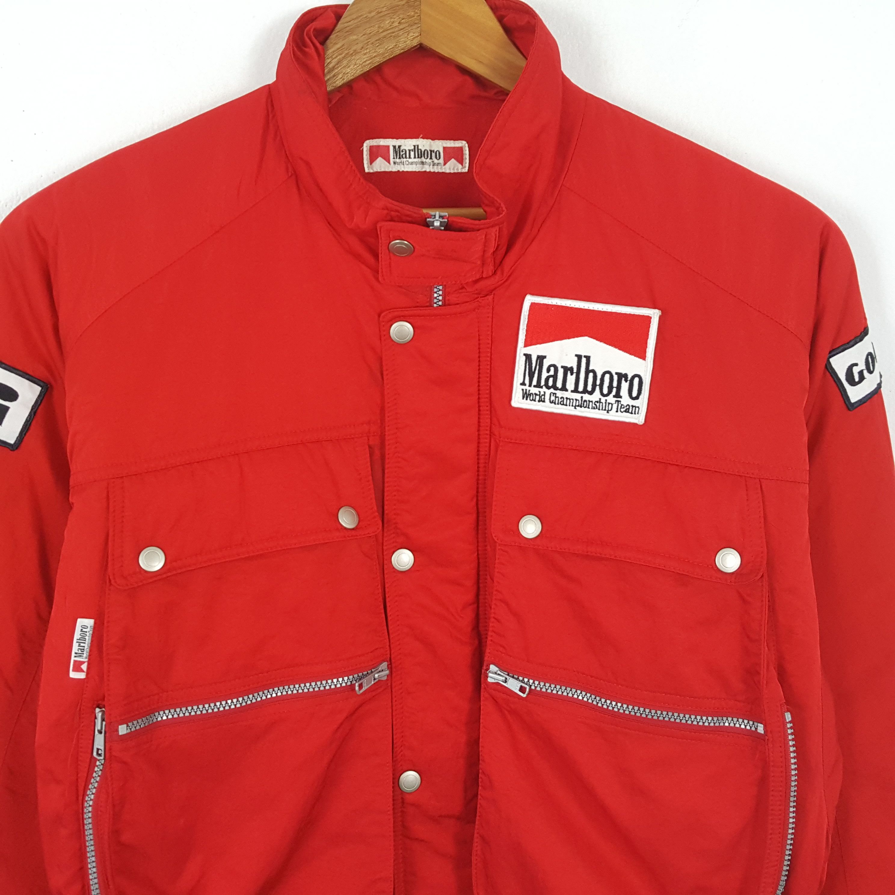 Marlboro × Pirelli × Vintage Vintage MARLBORO WORLD CHMAPIONSHIPS Ferrari F1 Jacket Size US XL / EU 56 / 4 - 4 Thumbnail
