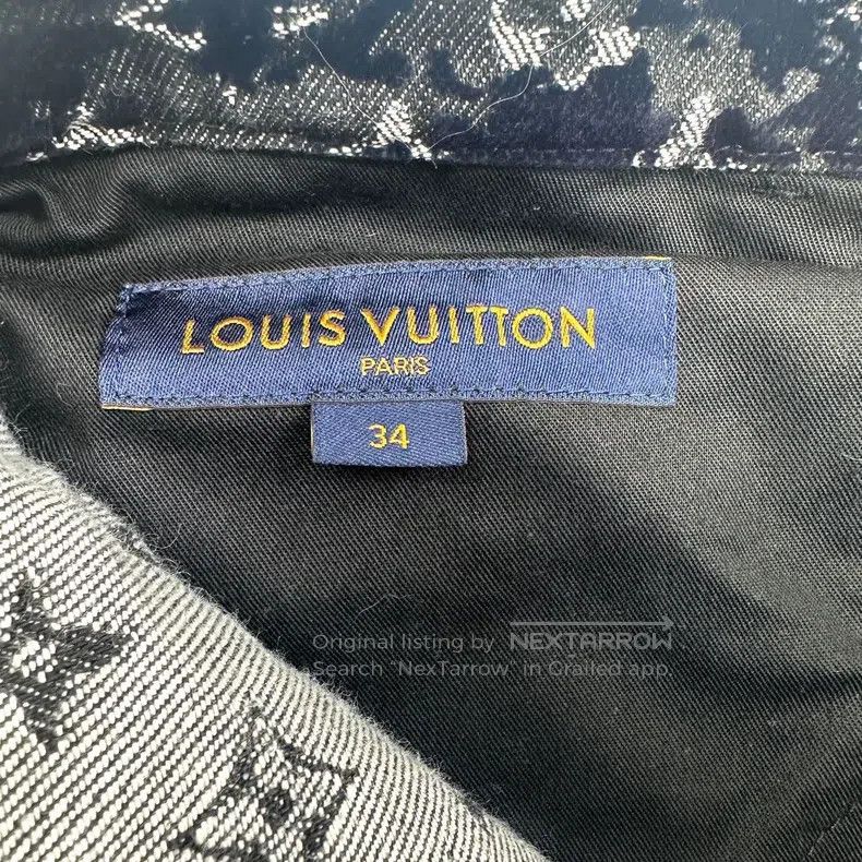 Louis Vuitton Louis Vuitton Letter presbyopic flocked full print trouser Size US 34 / EU 50 - 4 Thumbnail