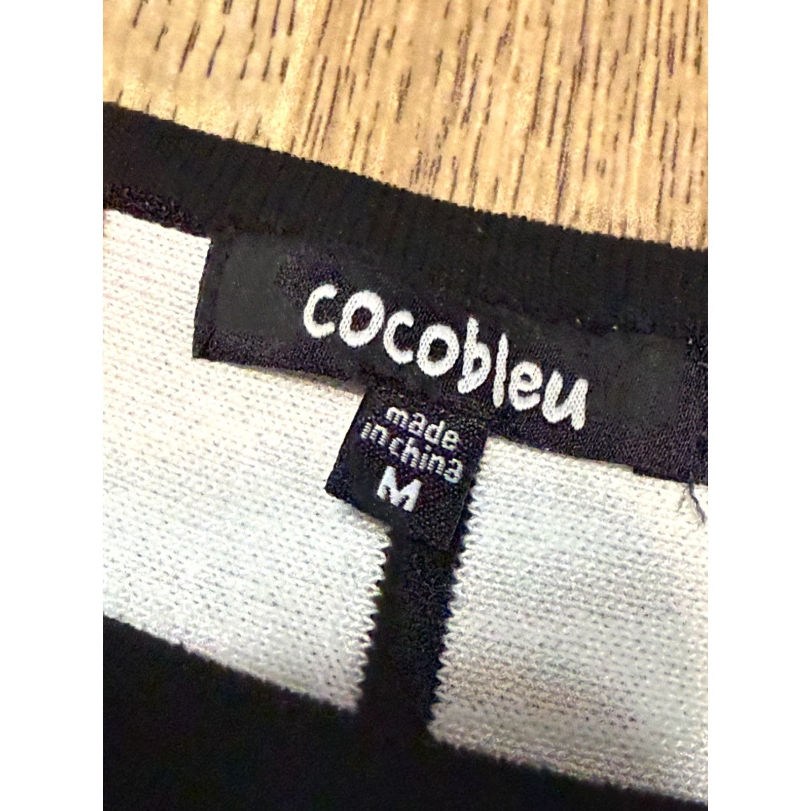 Vintage Cocobleu Dress Womens Size M Black White Checkered Long Sleeve Dress Size M / US 6-8 / IT 42-44 - 3 Thumbnail