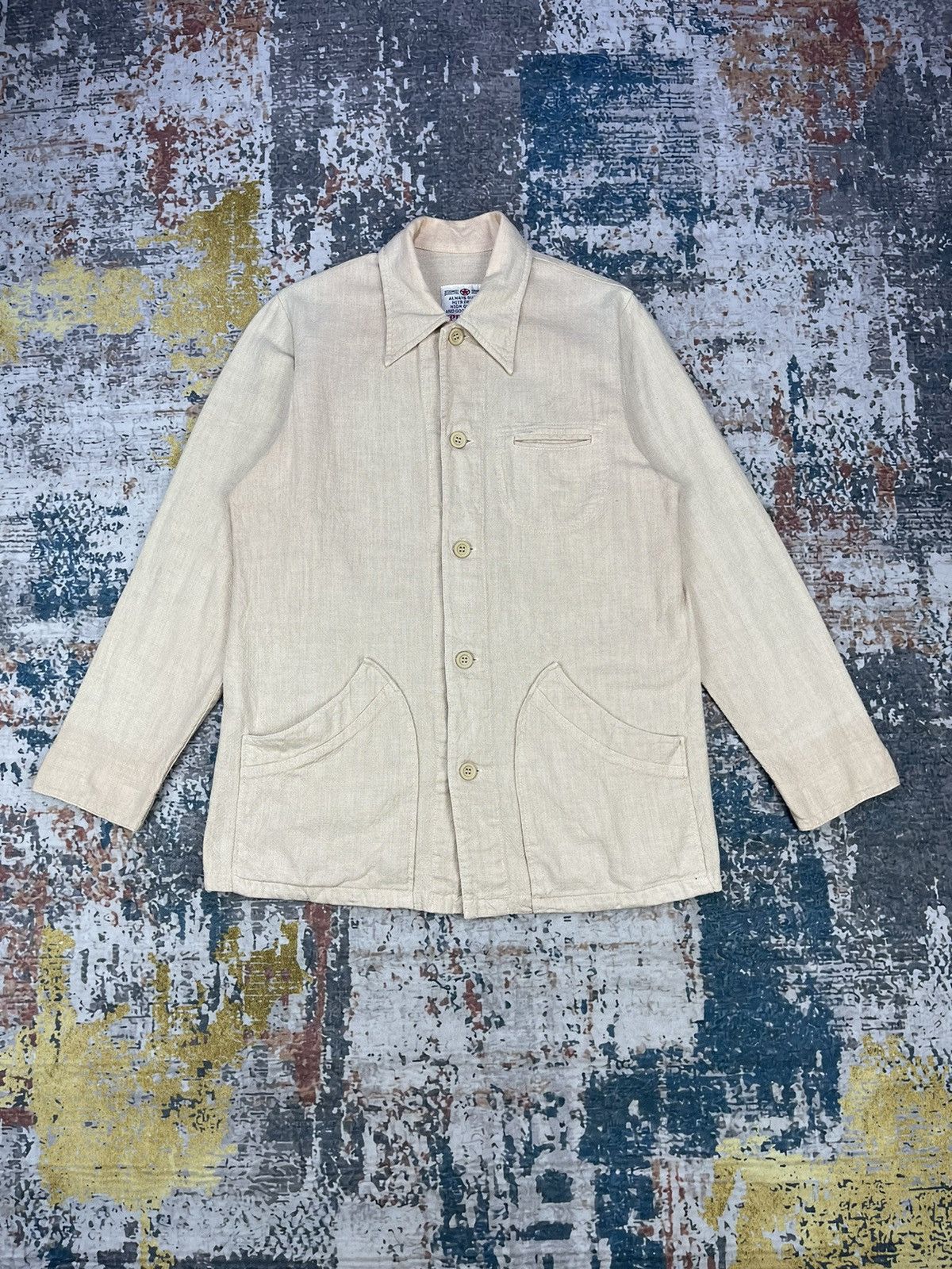 PERSON'S Vintage Person’s Woven Lightweight Chore Jackets Size US M / EU 48-50 / 2 - 1 Thumbnail