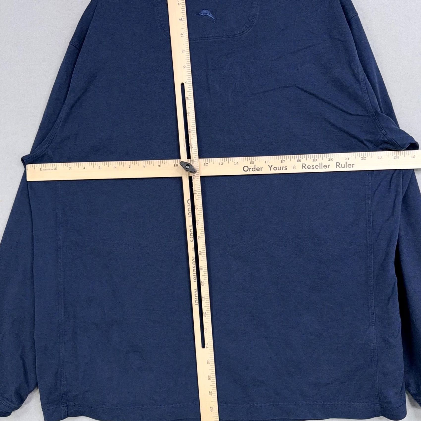 Tommy Bahama VINTAGE Tommy Bahama Sweater Mens XL Blue Pima Cotton 1/4 Zip Mock Neck Pullover Travel Size US XL / EU 56 / 4 - 6 Thumbnail