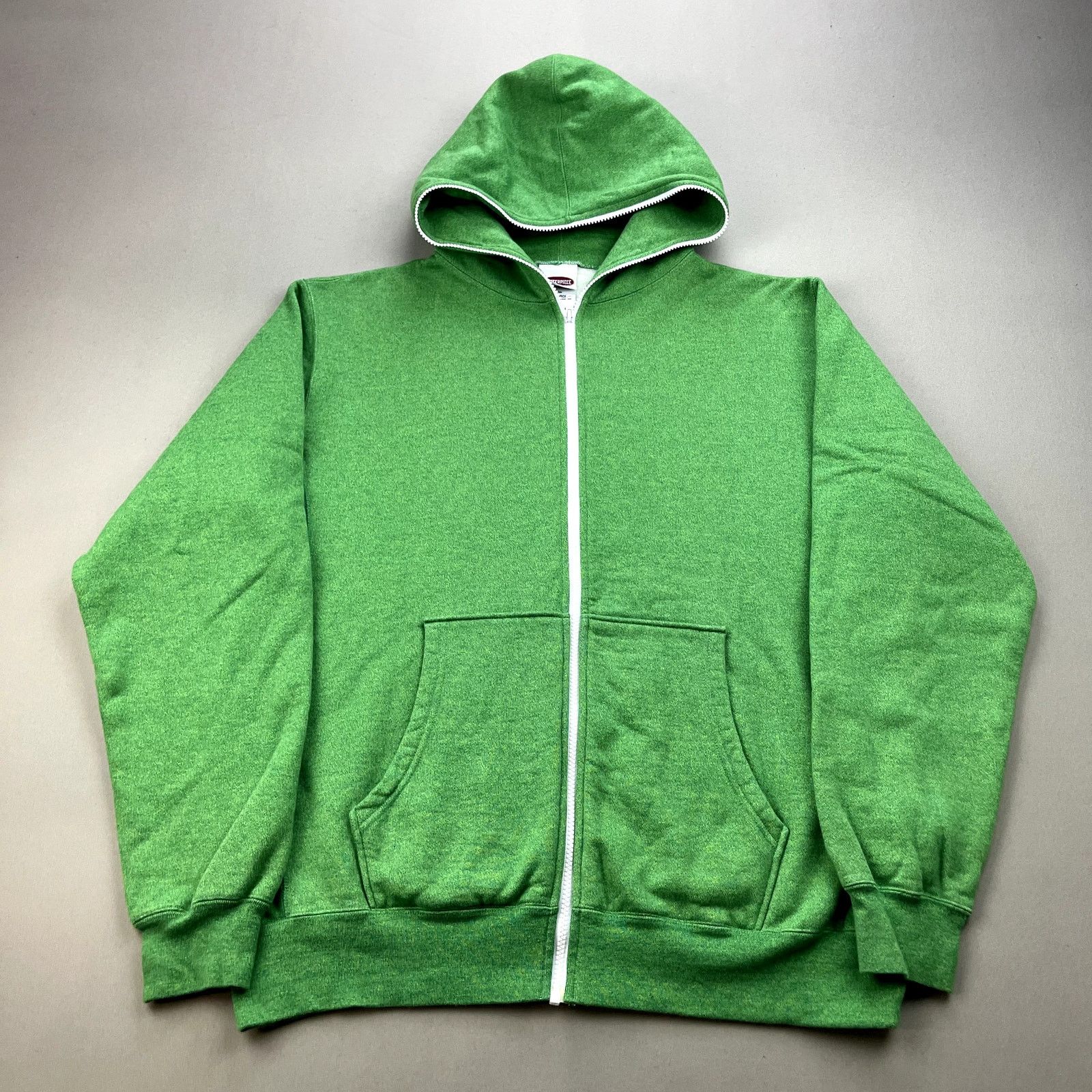 Masterpiece Hoodie Sweatshirt Large Green Zip College Japan
