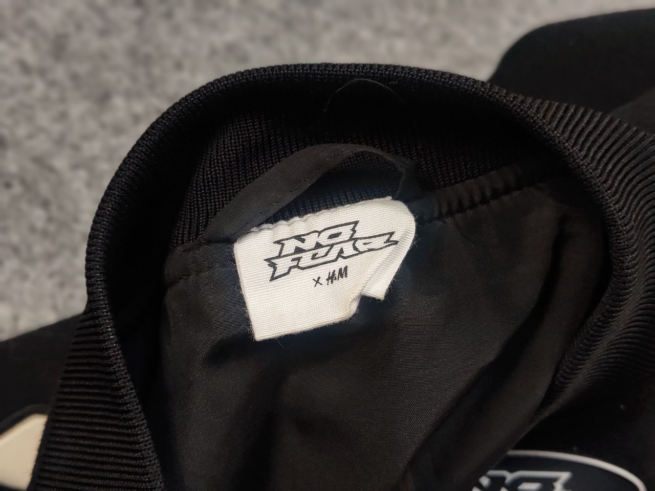 No Fear No Fear Black Varsity Bomber Jacket Vintage Y2K Style Size US S / EU 44-46 / 1 - 10 Thumbnail