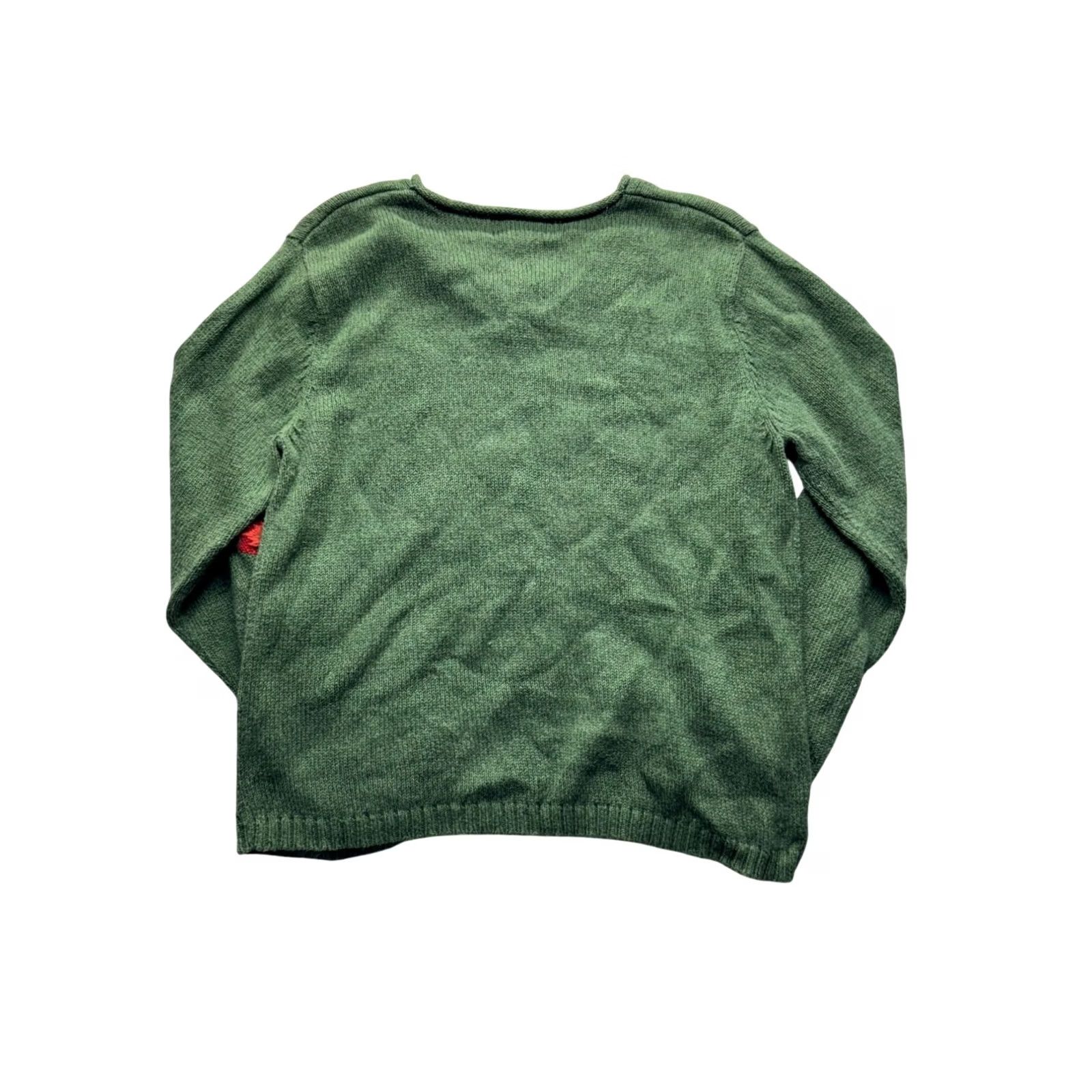 Vintage Timberlees Embroidered Cardigan Knit Sweater Green M Womens Size M / US 6-8 / IT 42-44 - 2 Thumbnail