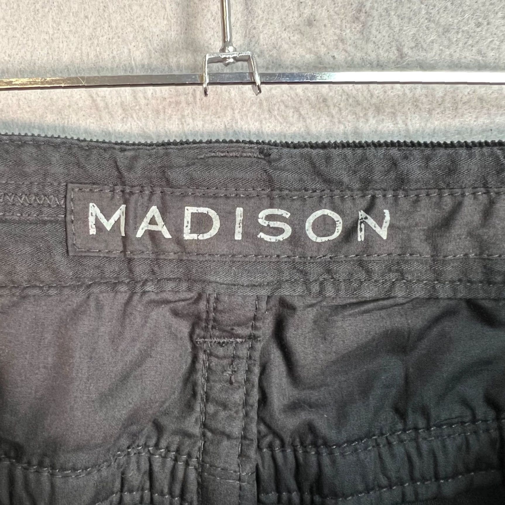 Madison VINTAGE Madison Black Denim Jeans 32 x 32 100% Cotton Straight-Leg Mens Size US 32 / EU 48 - 3 Thumbnail